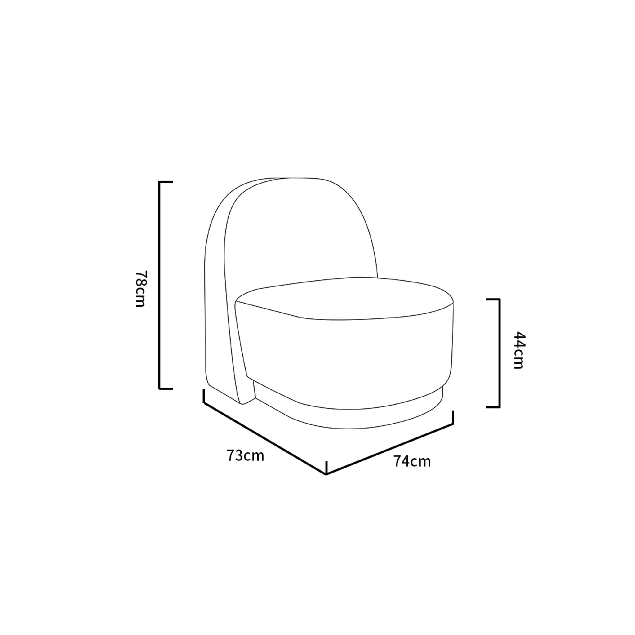 Addo Armchair Lounge Chair - Image 4