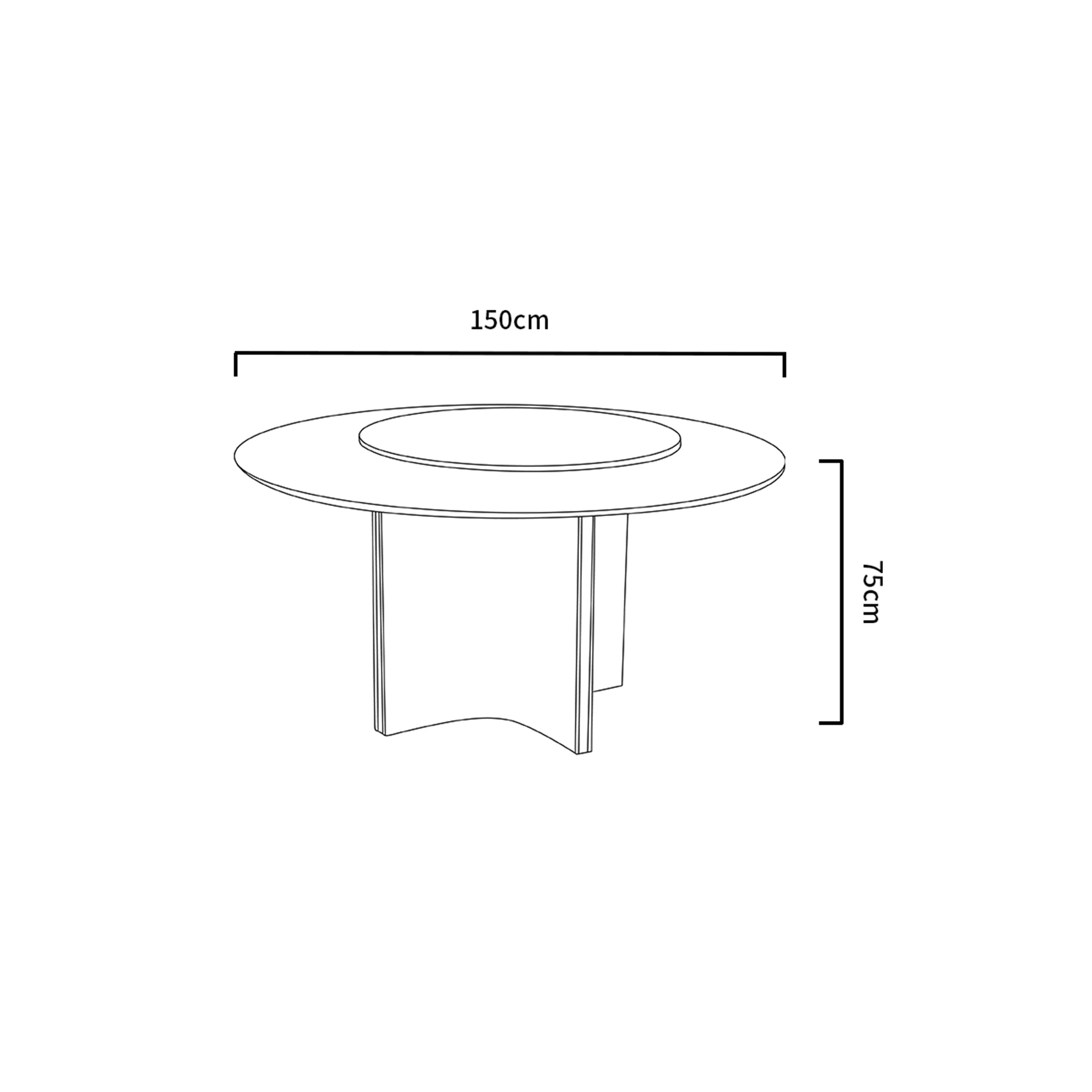 Alessi Dining Table 130cm|150cm - Image 6