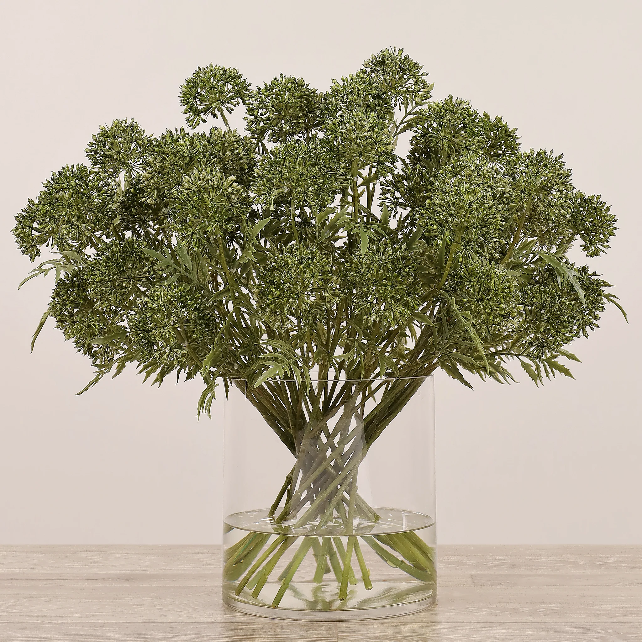 Allium Arrangement in Glass Vase - Image 3