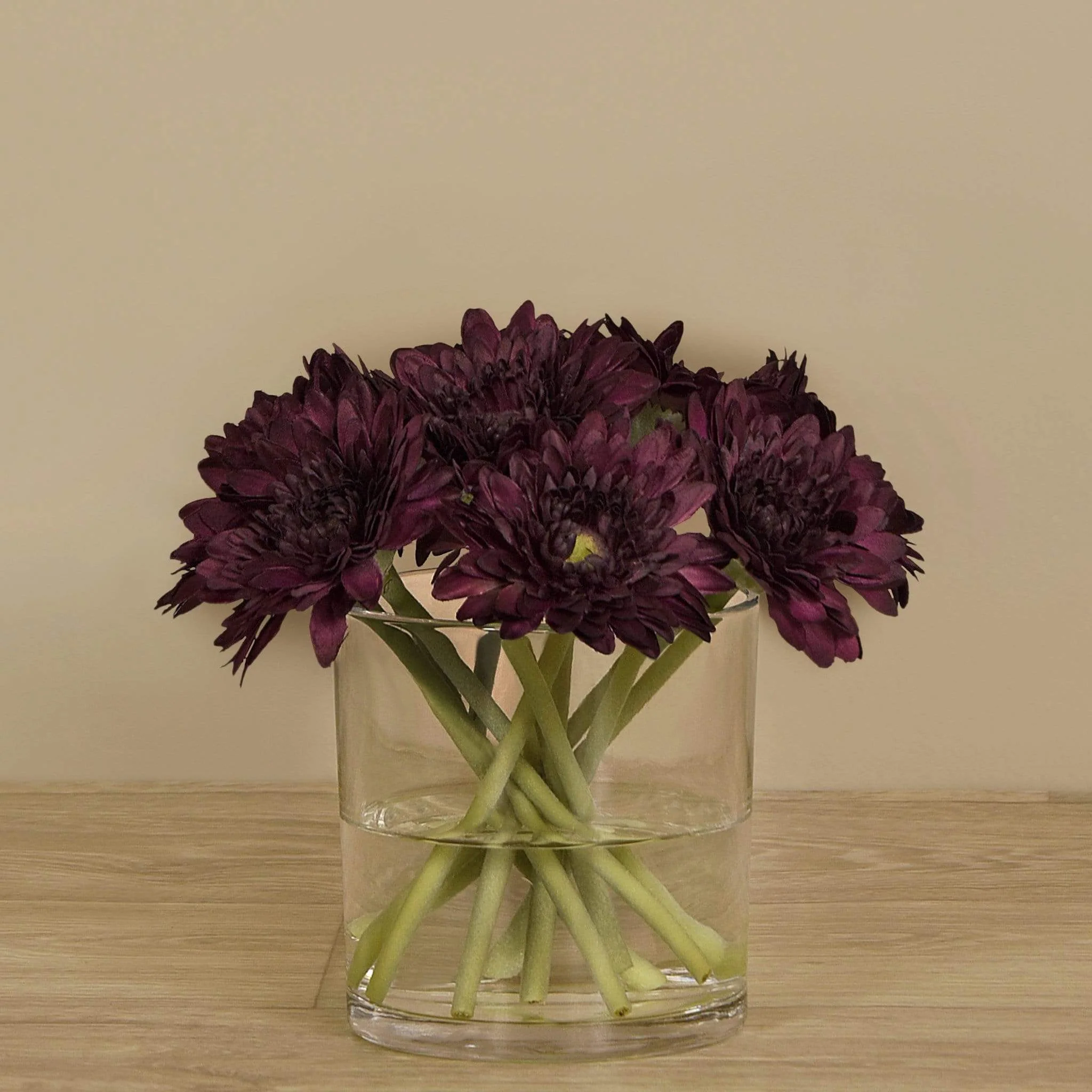 Artificial Gerbera Arrangement in Glass Vase - Image 10