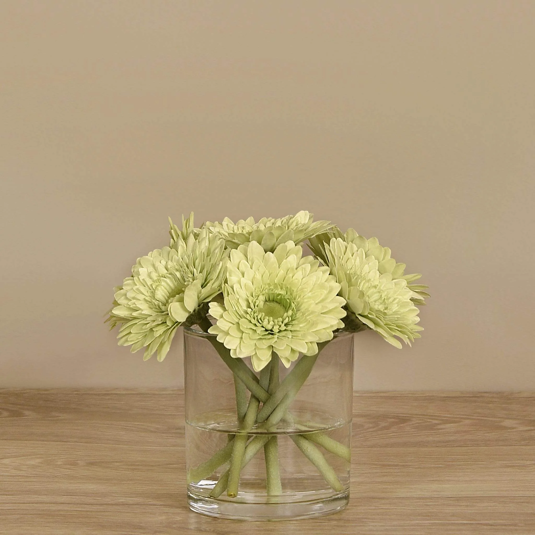 Artificial Gerbera Arrangement in Glass Vase - Image 13