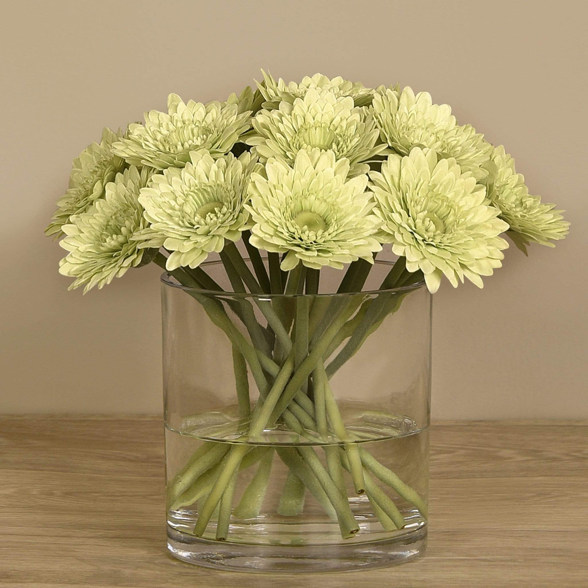 Artificial Gerbera Arrangement in Glass Vase - Image 15