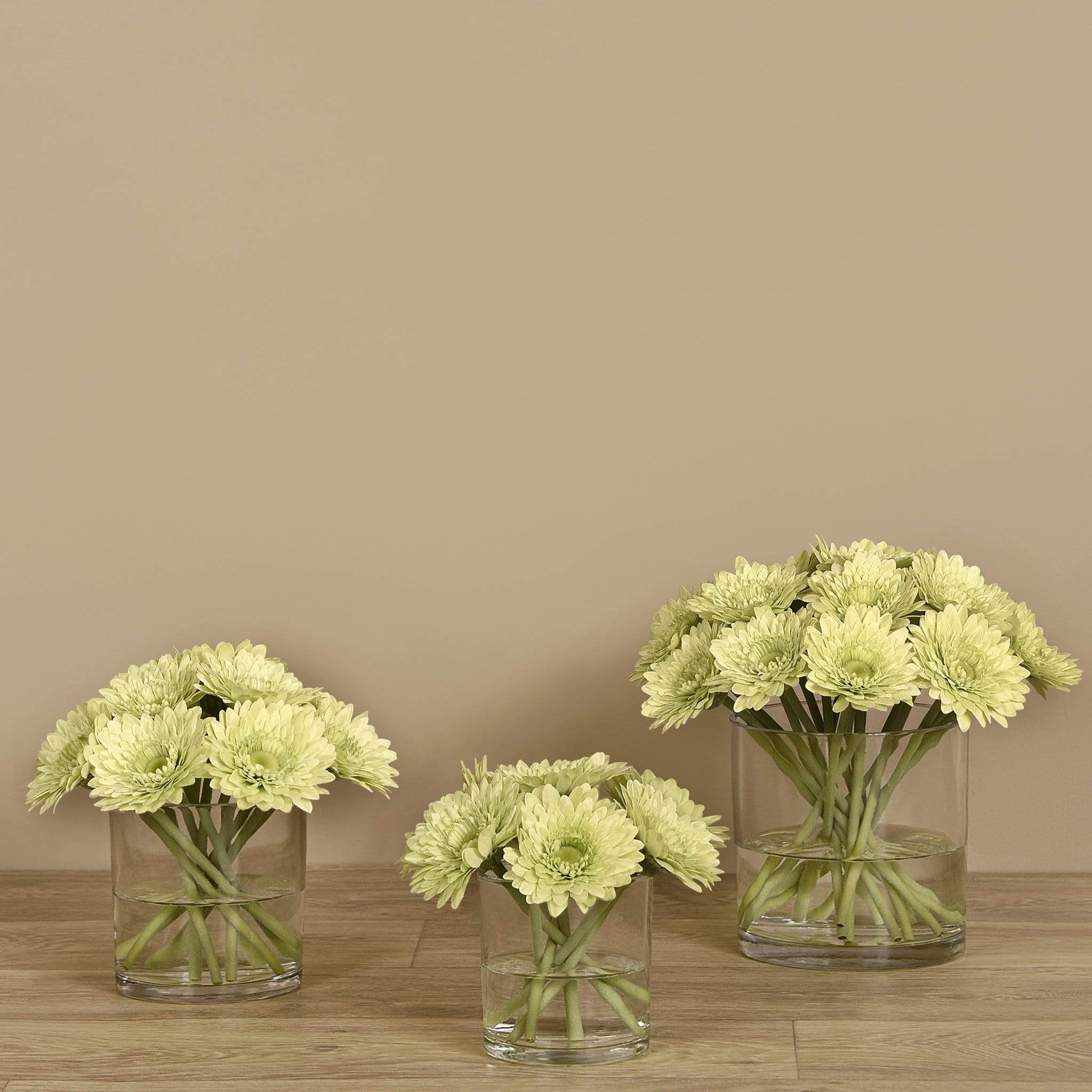 Artificial Gerbera Arrangement in Glass Vase - Image 16