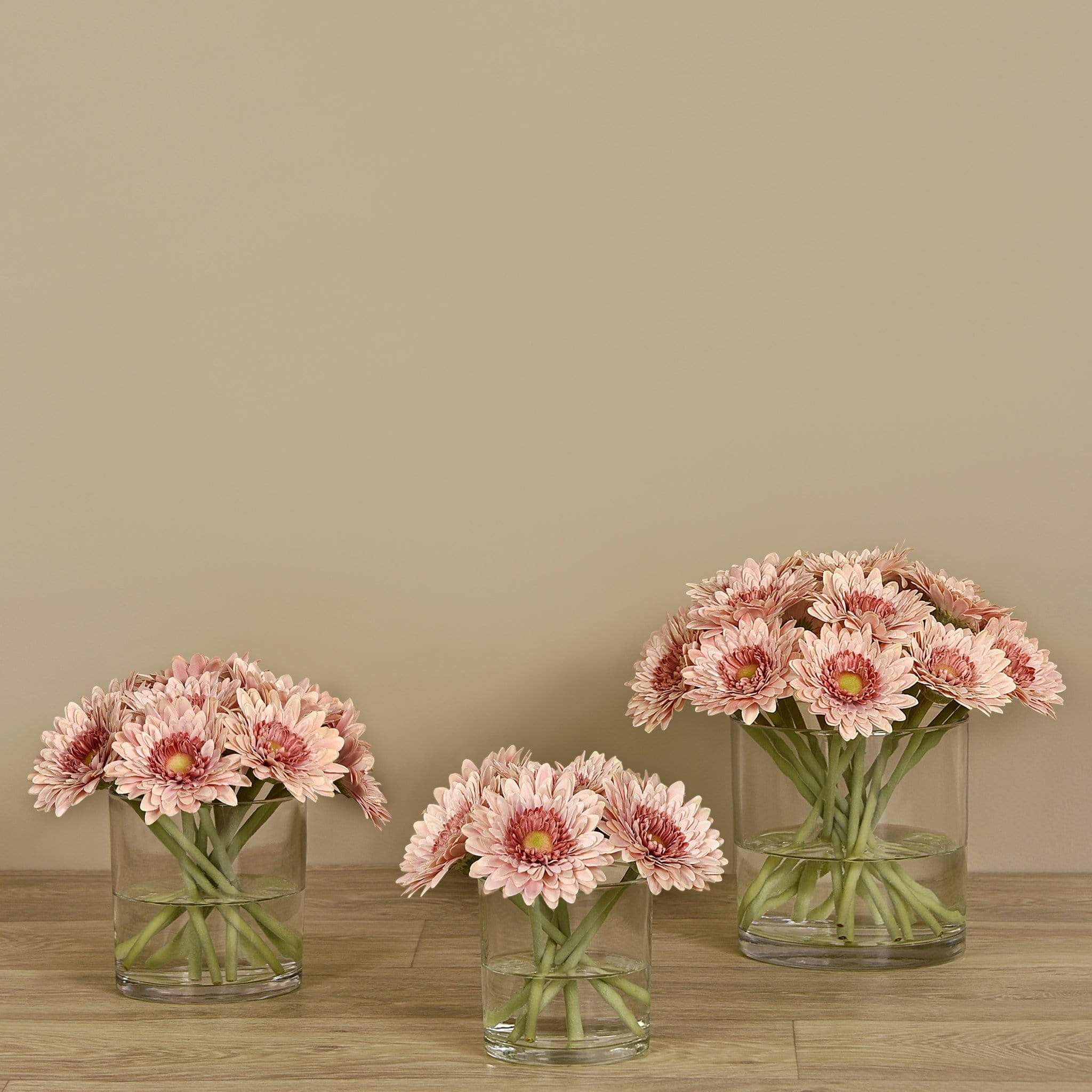 Artificial Gerbera Arrangement in Glass Vase - Image 8