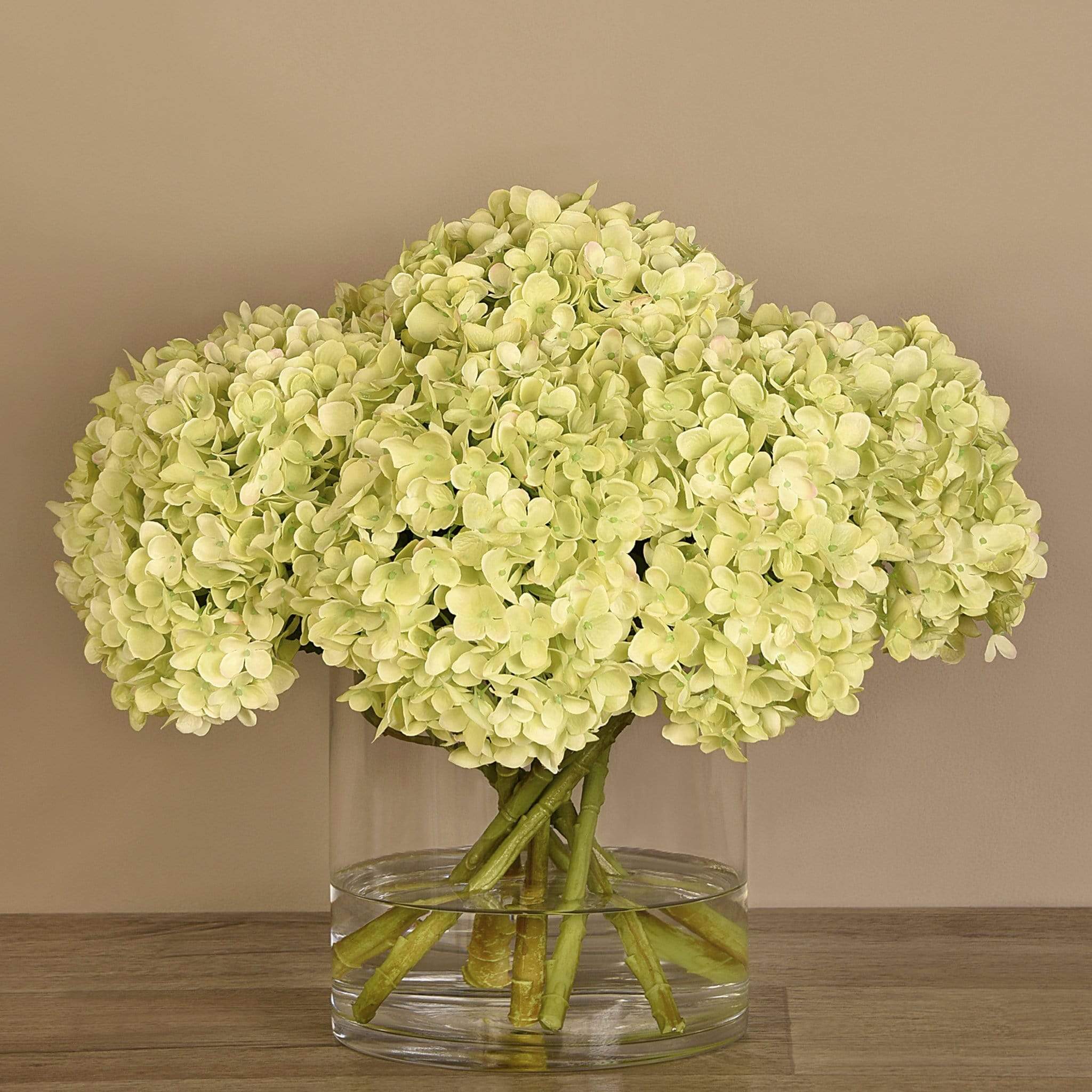 Artificial Hydrangea in Glass Vase - Image 9