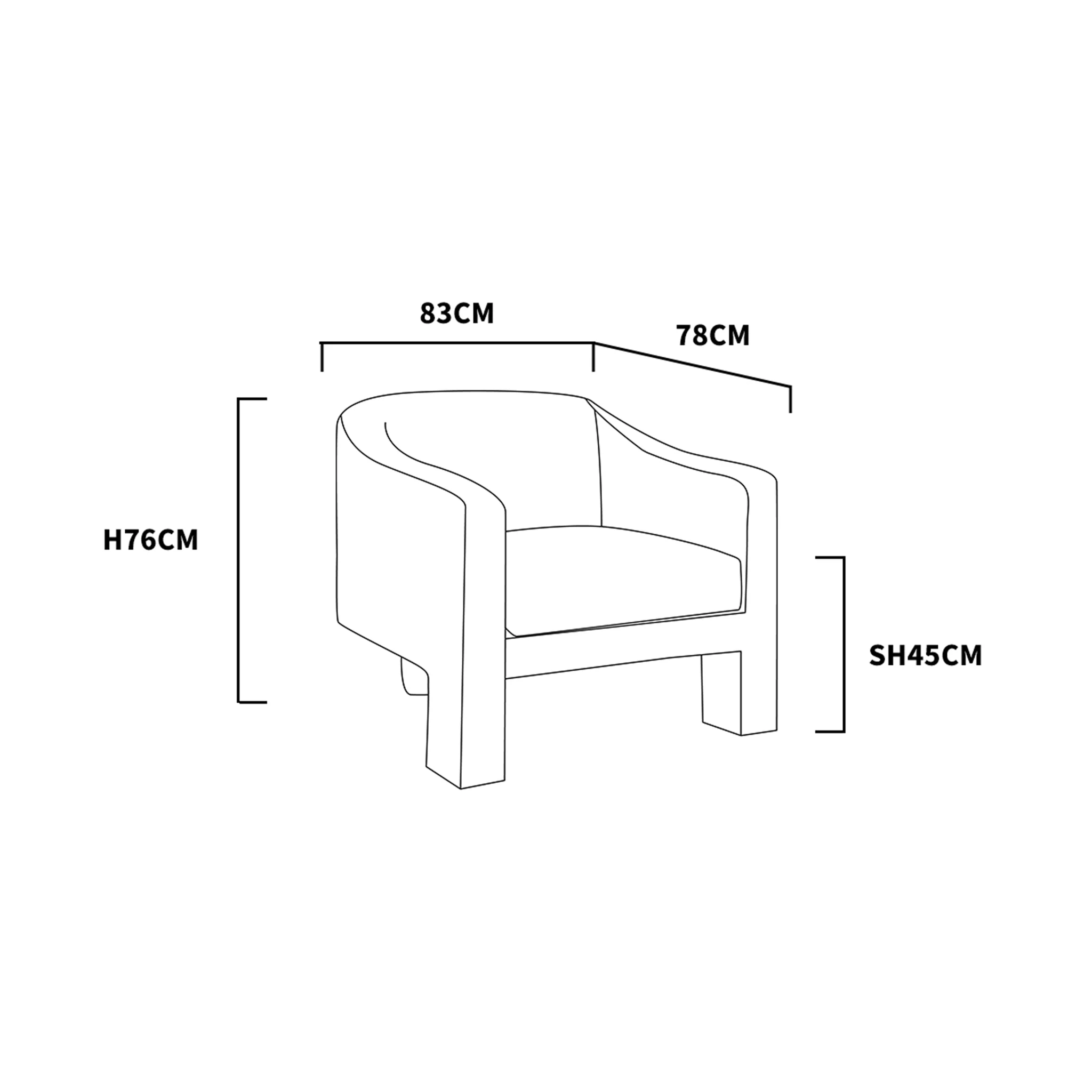 Berlin Armchair Lounge Chair - Image 7