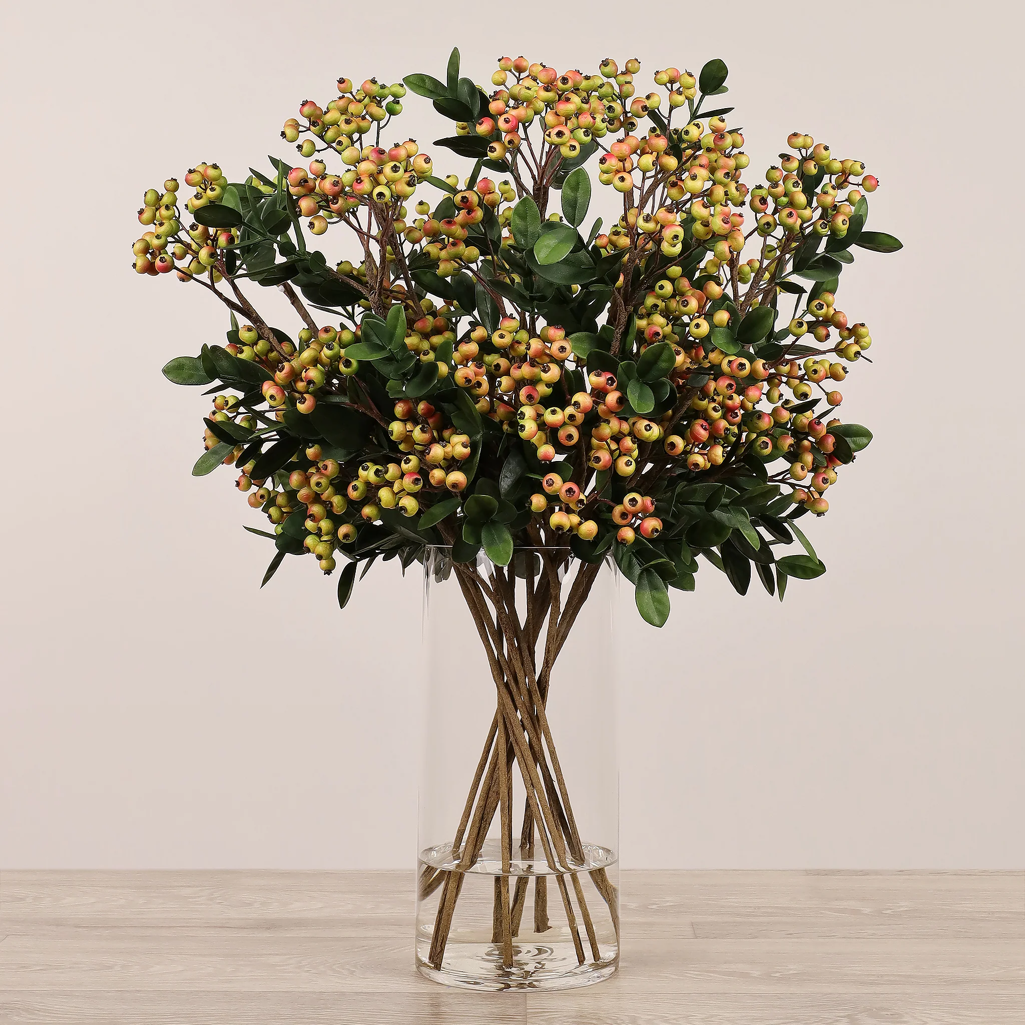 Berry Arrangement in Glass Vase - Image 3