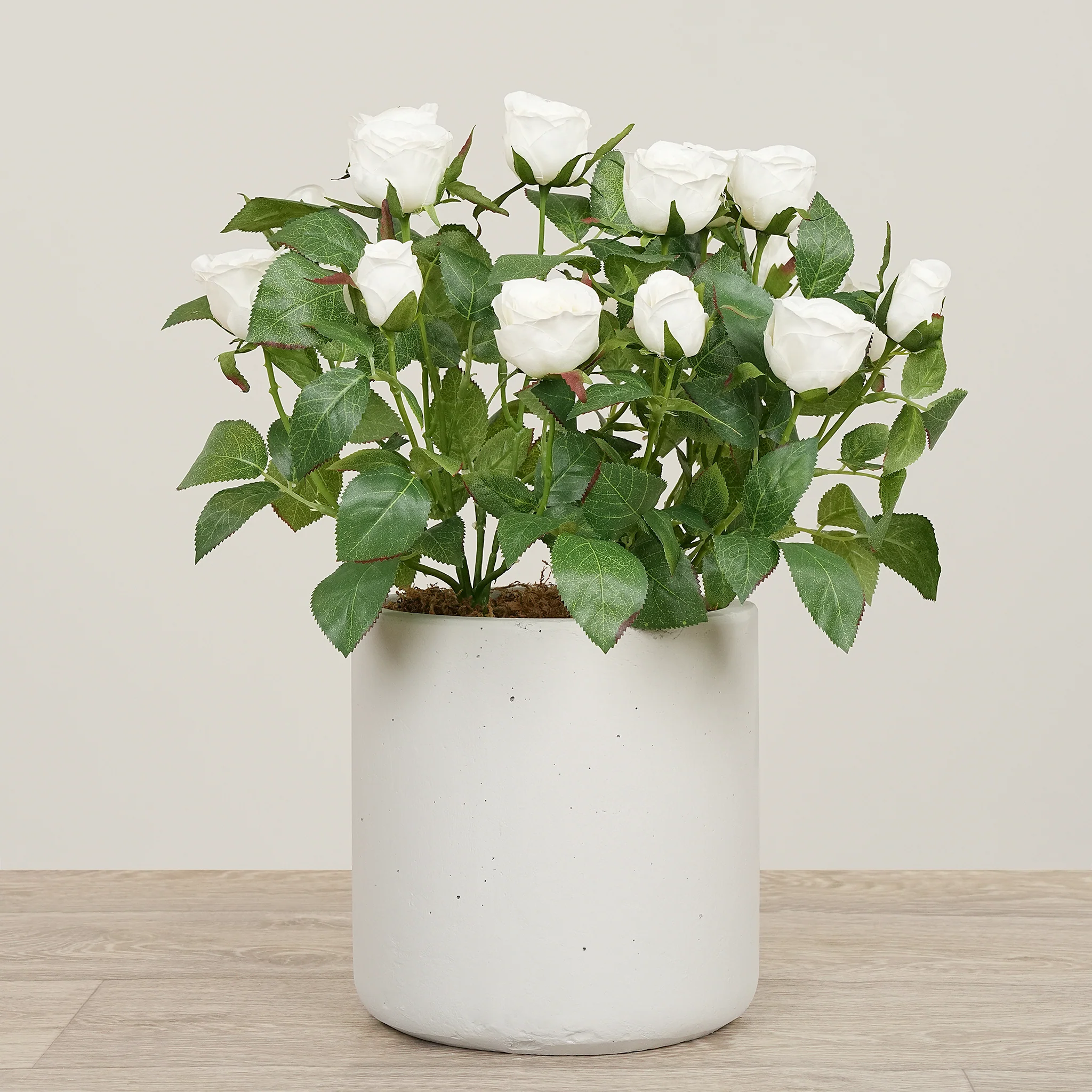 Artificial Cabbage Rose Plant - Image 3