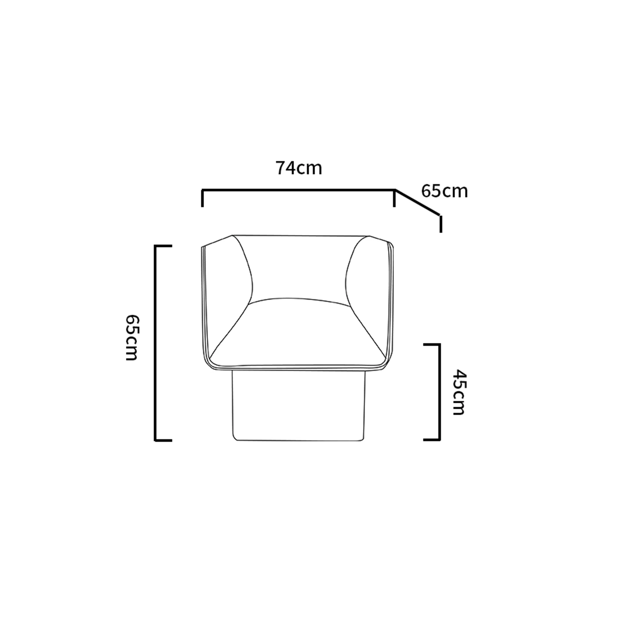 Chadron Armchair Lounge Chair - Image 5