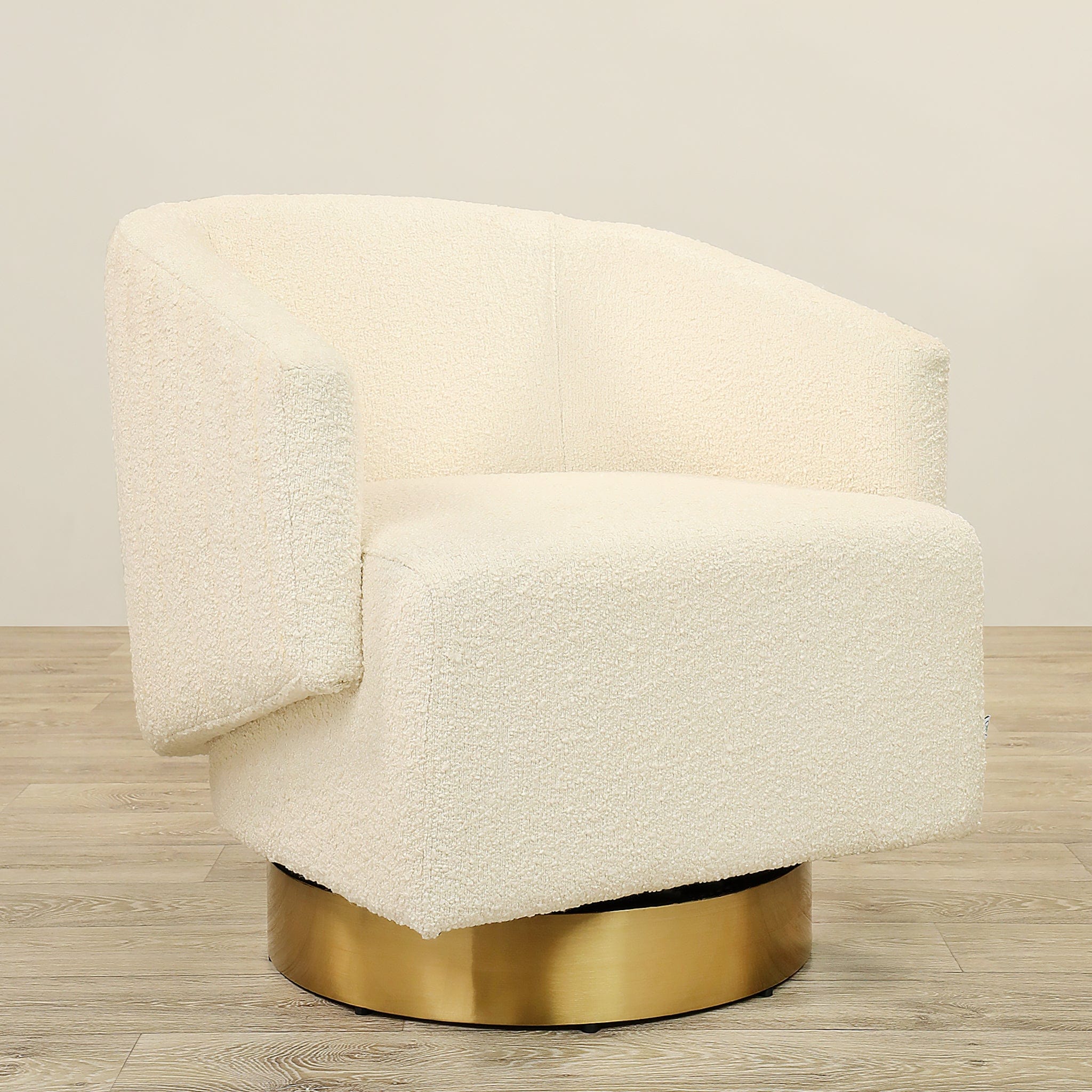 Olean - Bouclé Swivel Armchair Lounge Chair