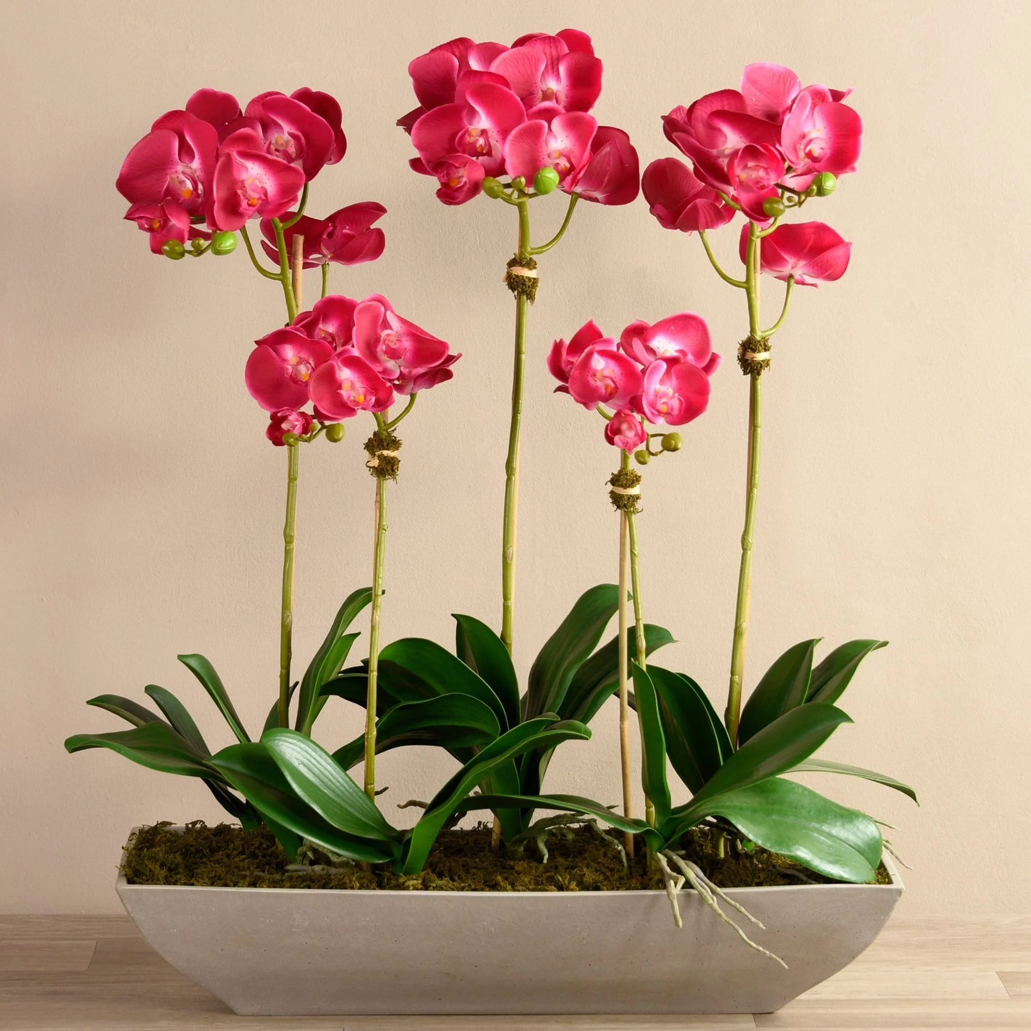 Contemporary Artificial Orchid Arrangement - Image 6
