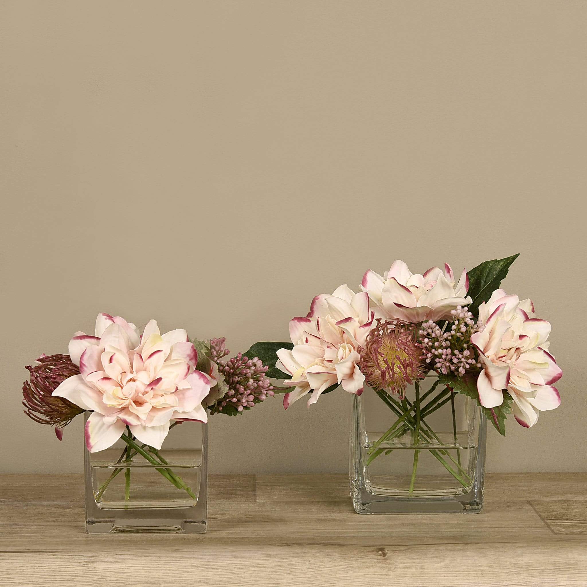 Artificial Dahlia & Protea Arrangement