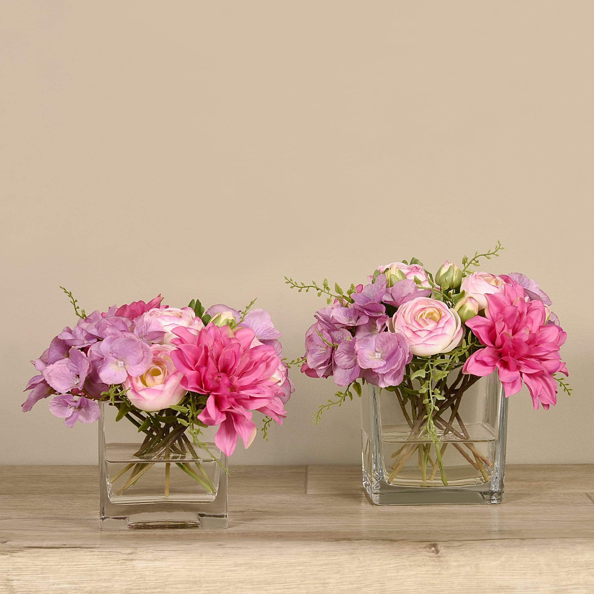 Artificial Dahlia & Ranunculus Arrangement