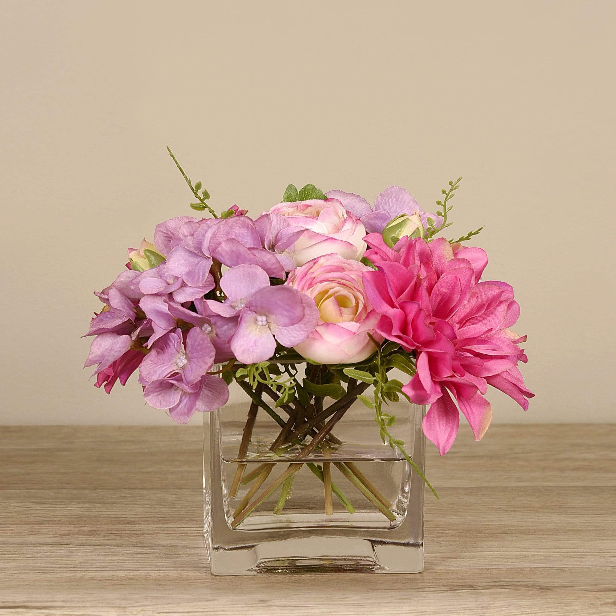 Artificial Dahlia & Ranunculus Arrangement - Image 2