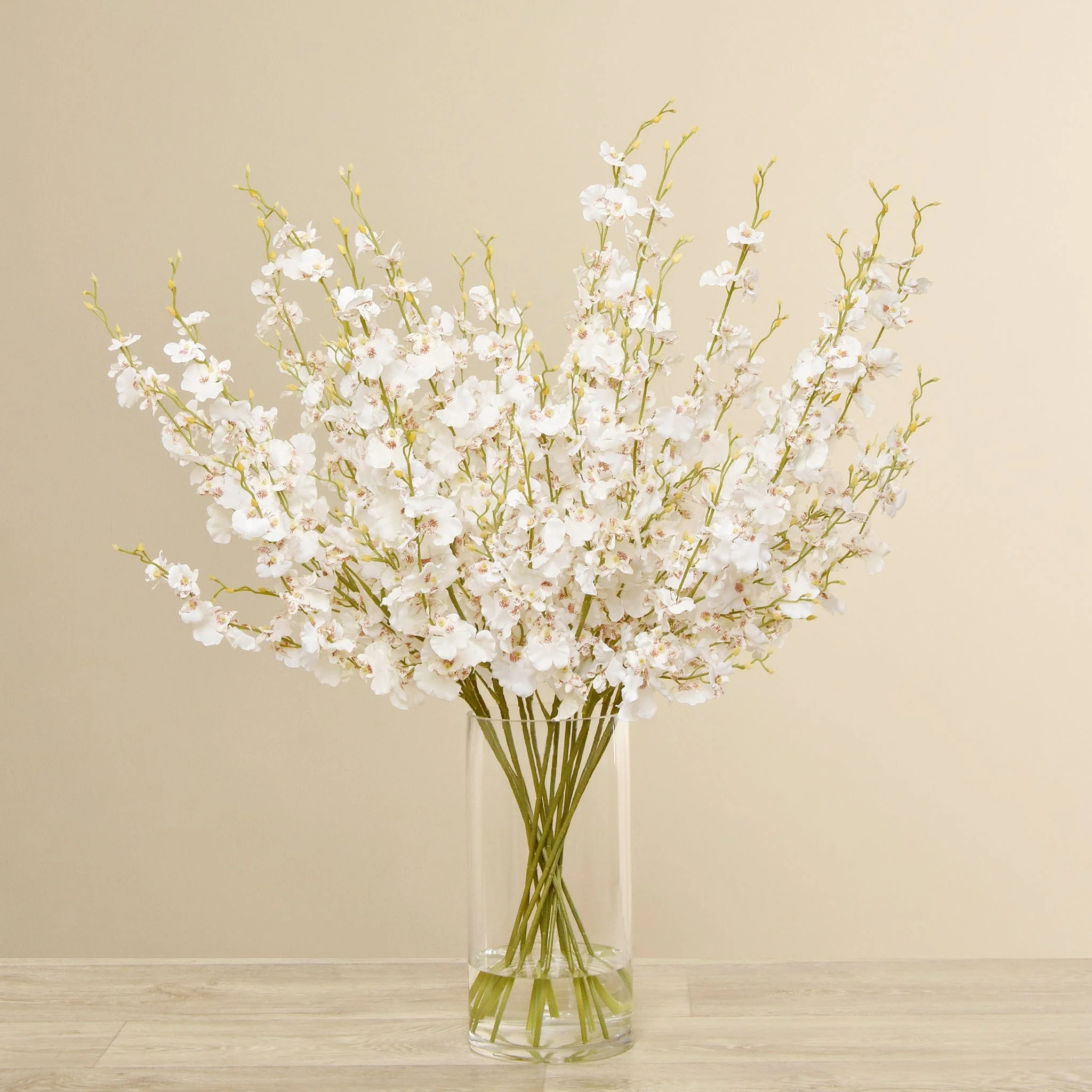 Dancing Orchid Arrangement in Glass Vase