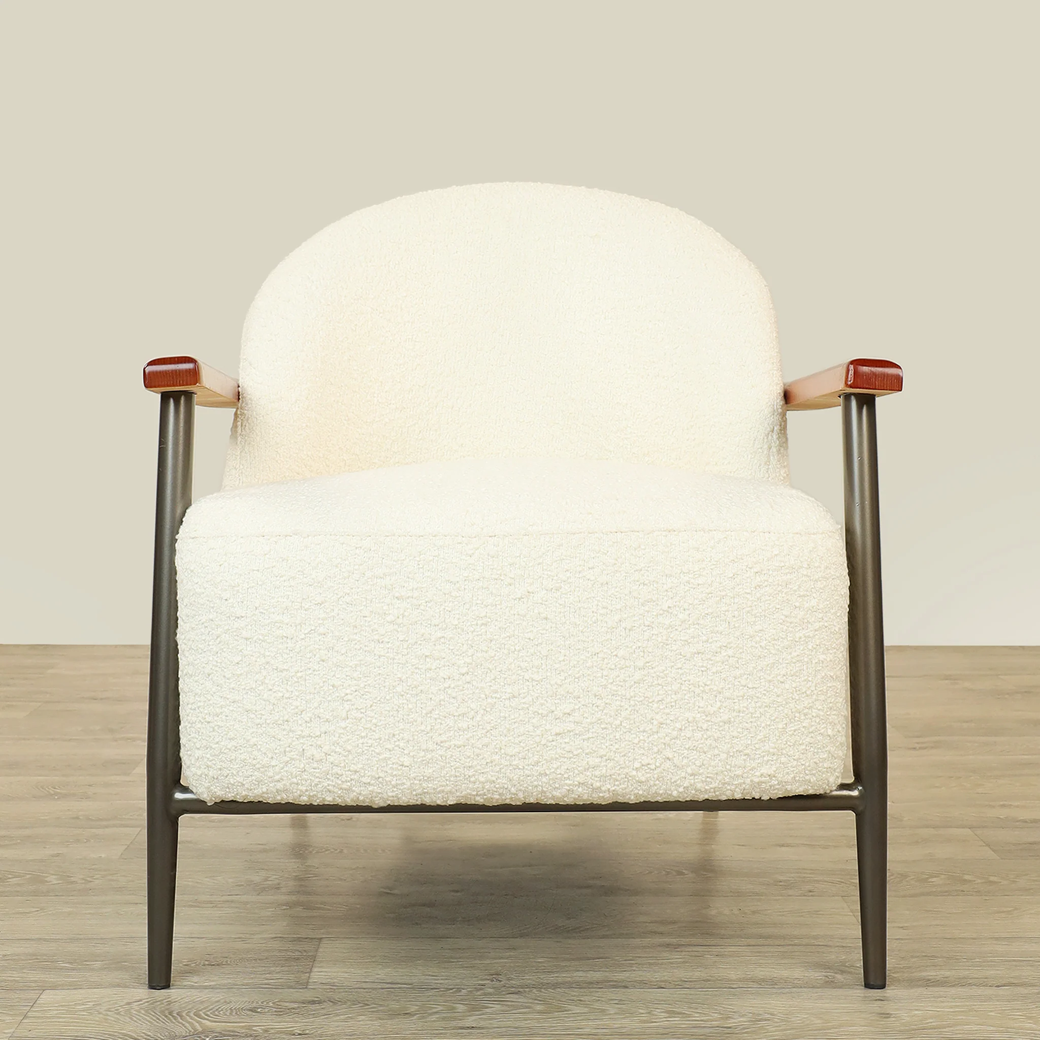 Eady - Bouclé Armchair Lounge Chair - Image 2