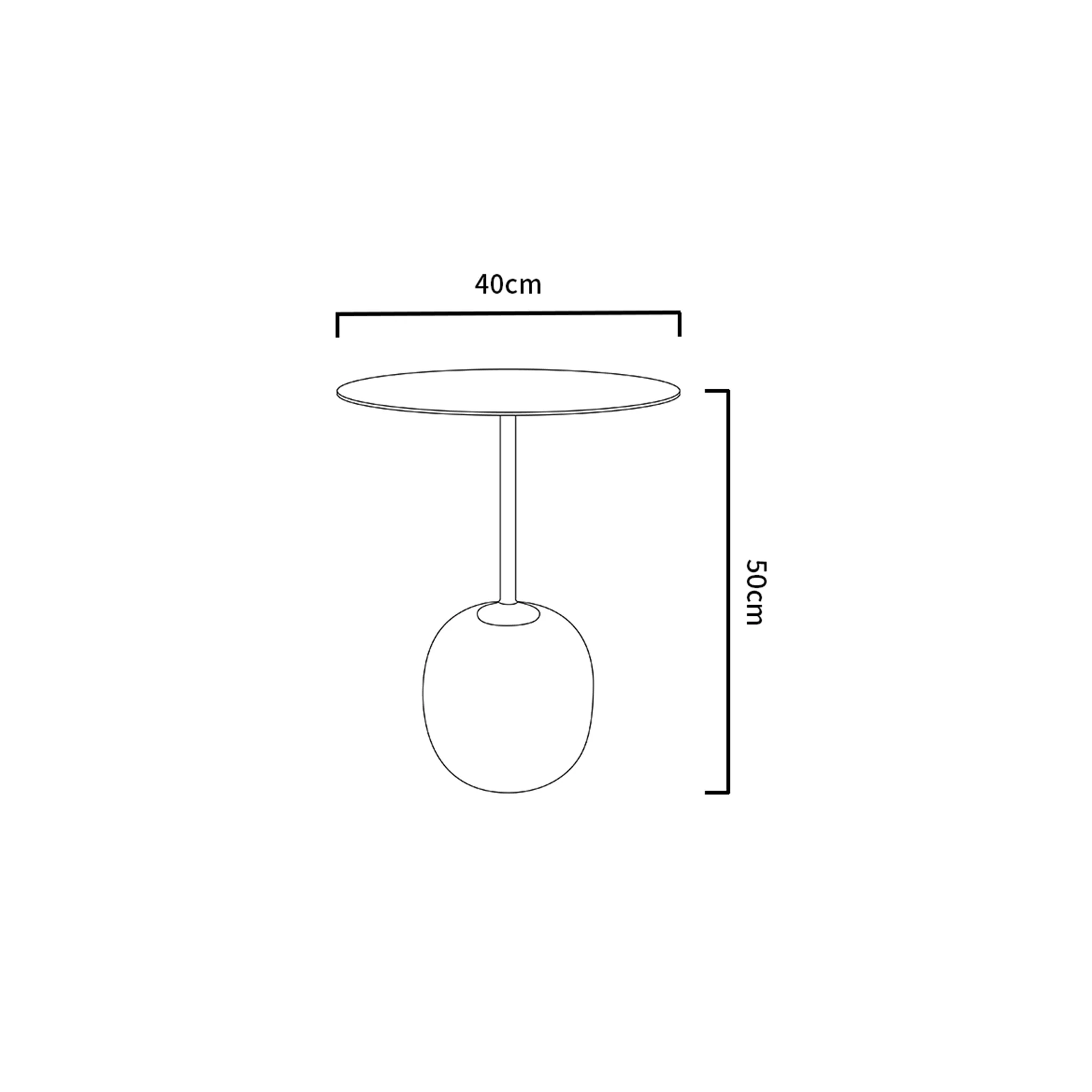 Grazia Marble Side Table - Image 5