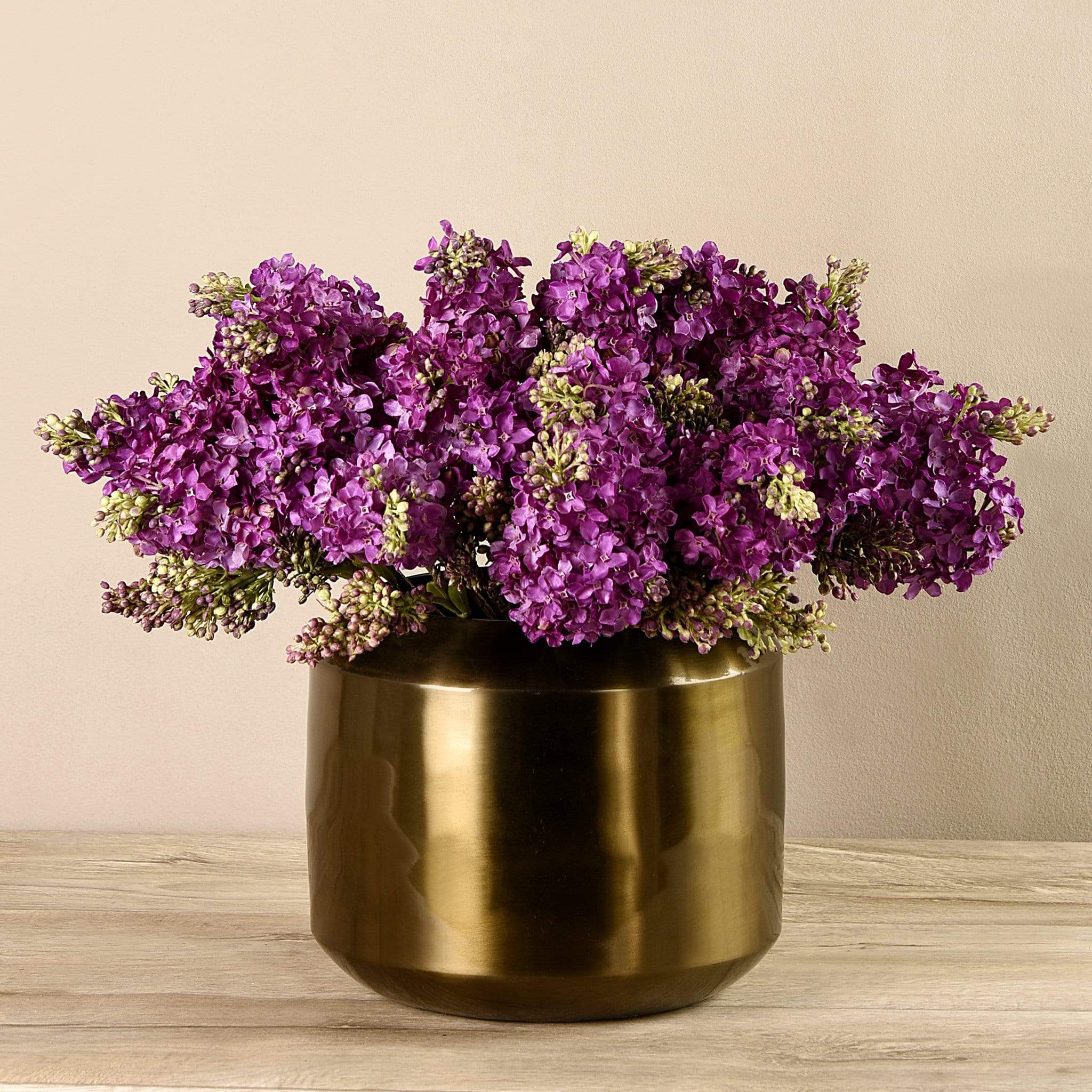 Artificial Hybrid Arrangement in Copper Vase - Image 2