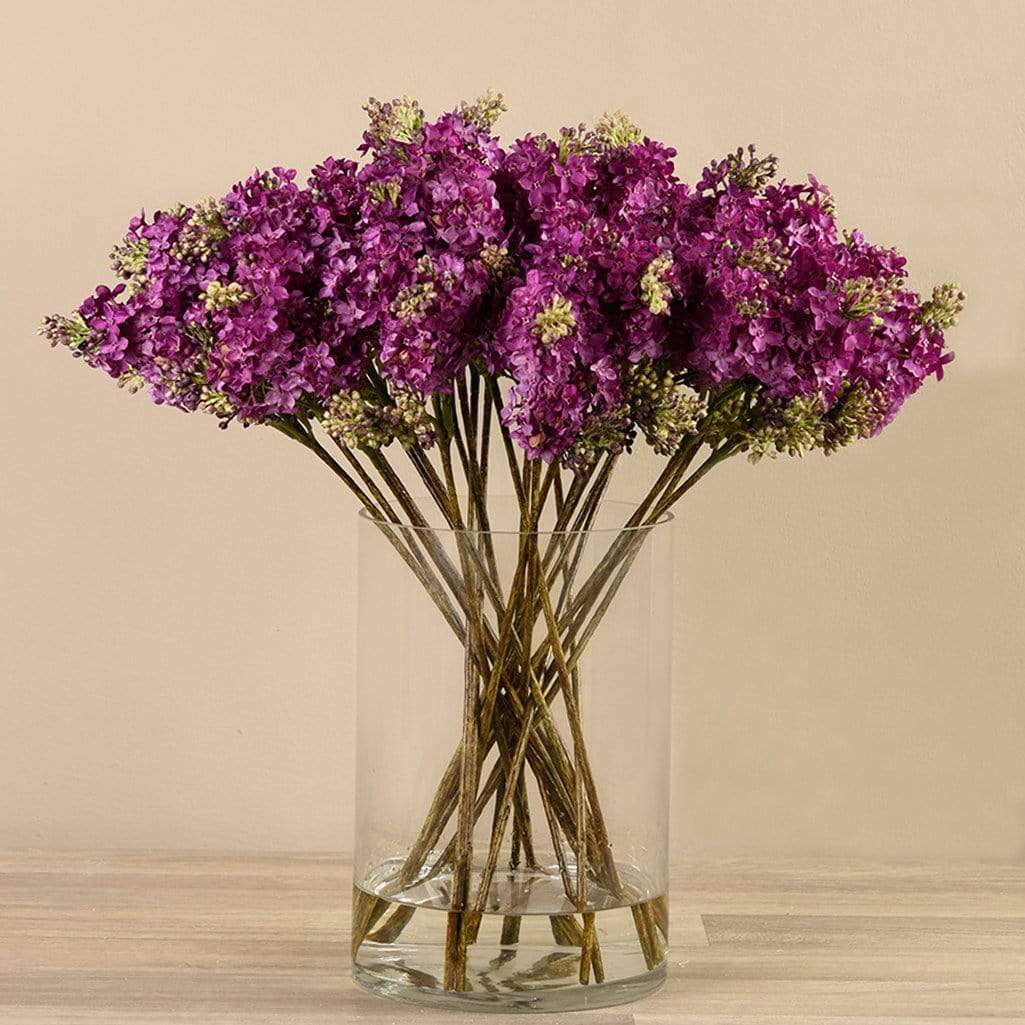Artificial Hybrid Arrangement in Glass Vase - Image 2