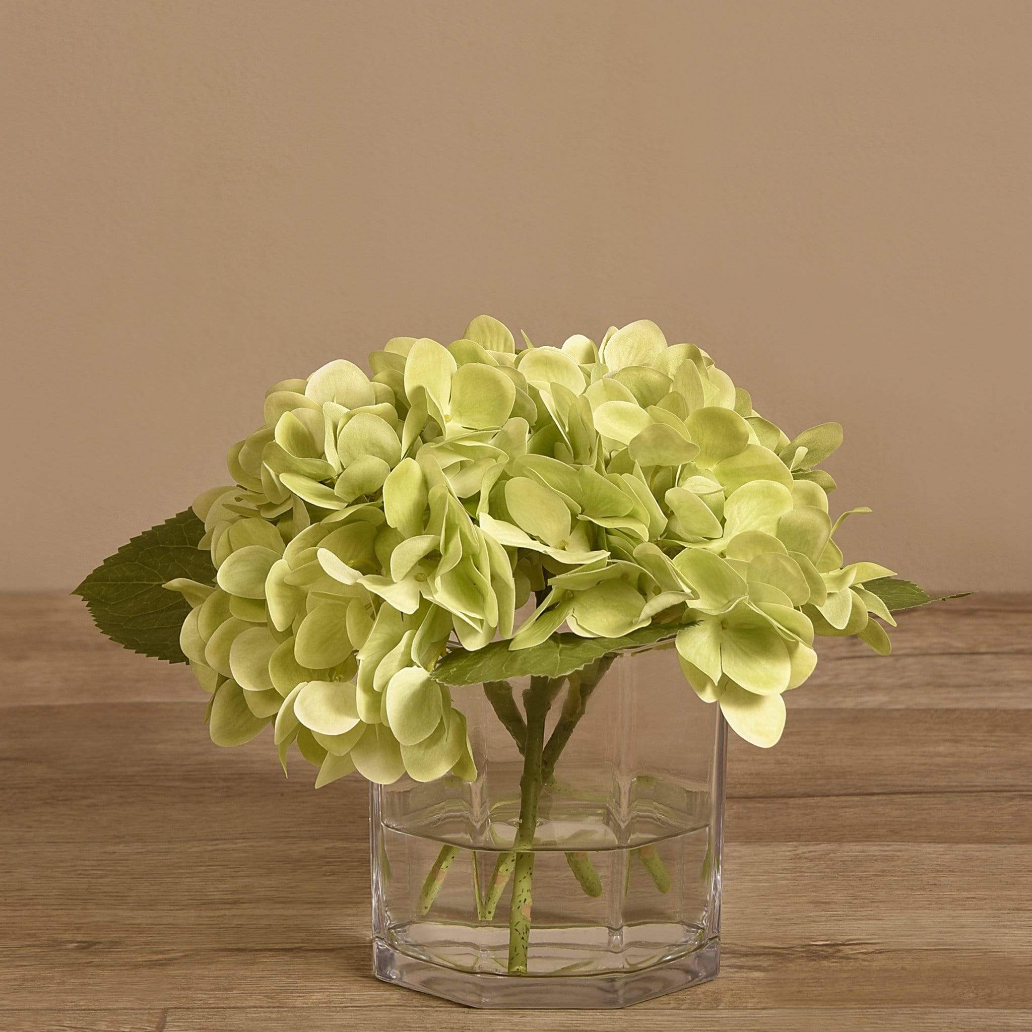 Hydrangea Arrangement in Glass Vase - Image 13