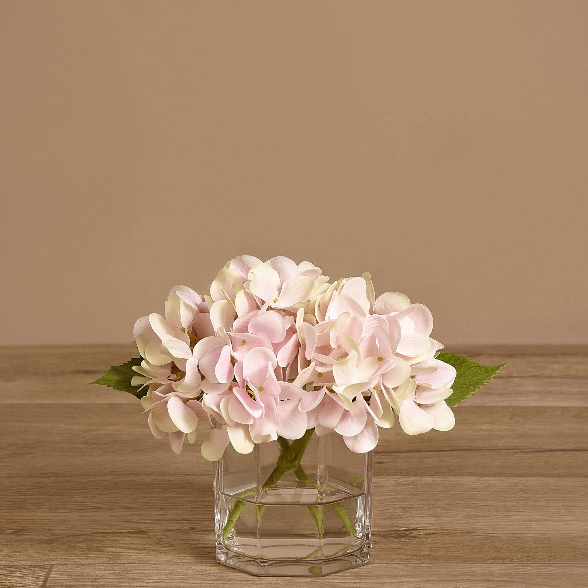 Hydrangea Arrangement in Glass Vase - Image 20
