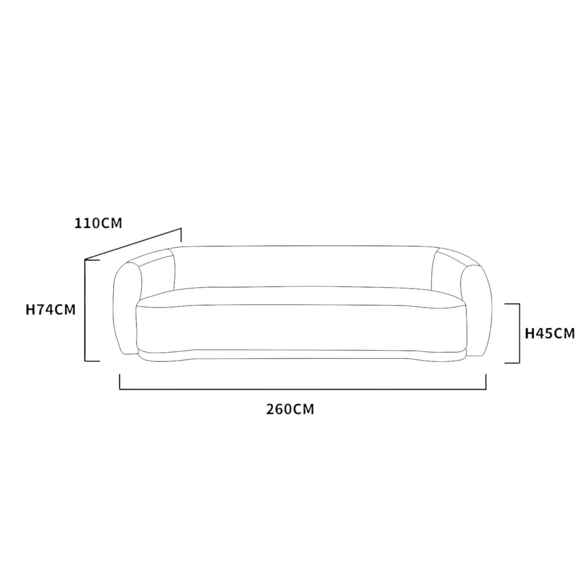 Leon - Bouclé Sofa - Image 6