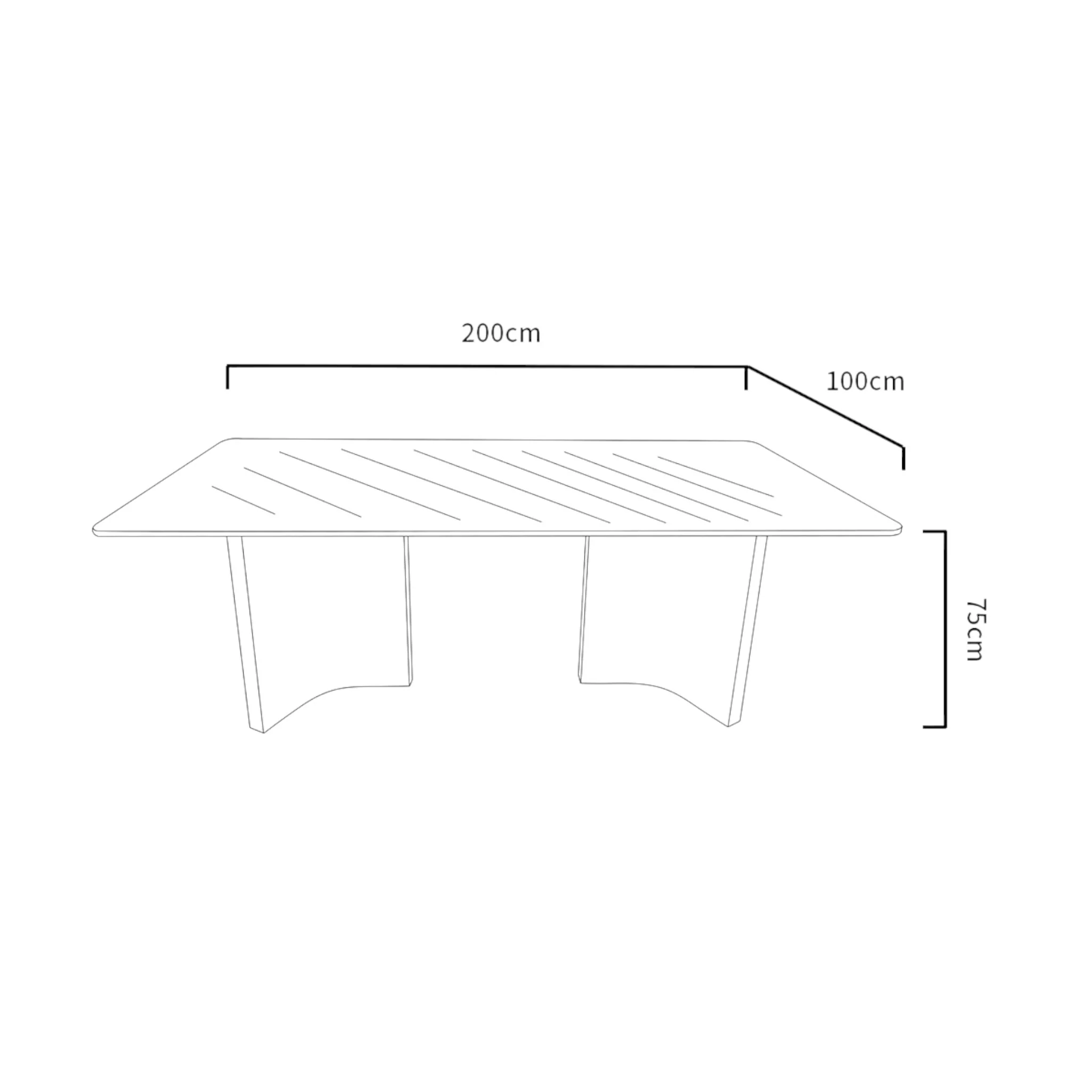 Leoni Dining Table 180cm|200cm|220cm|260cm - Image 8