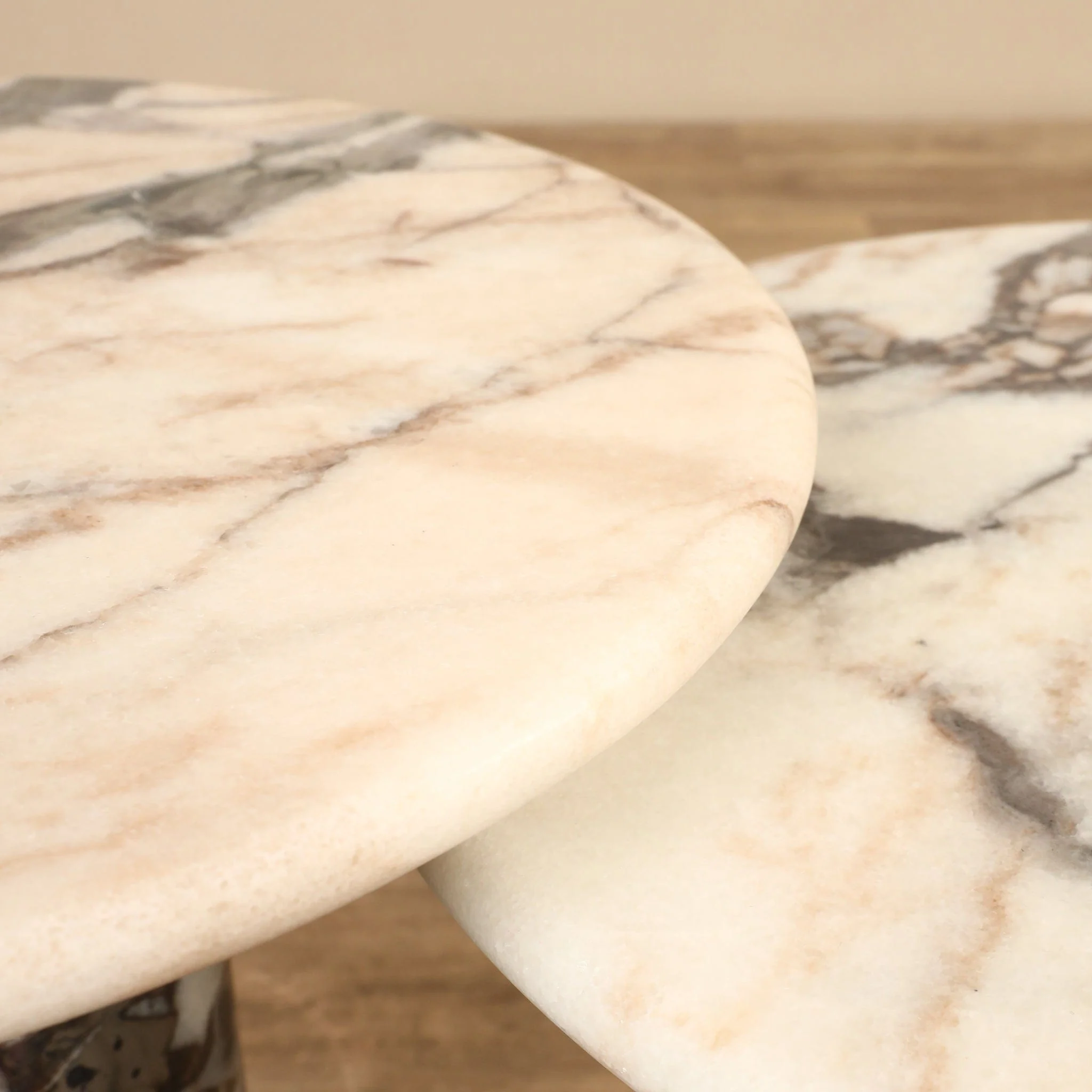 Lucy Marble Side Table Set - Image 3