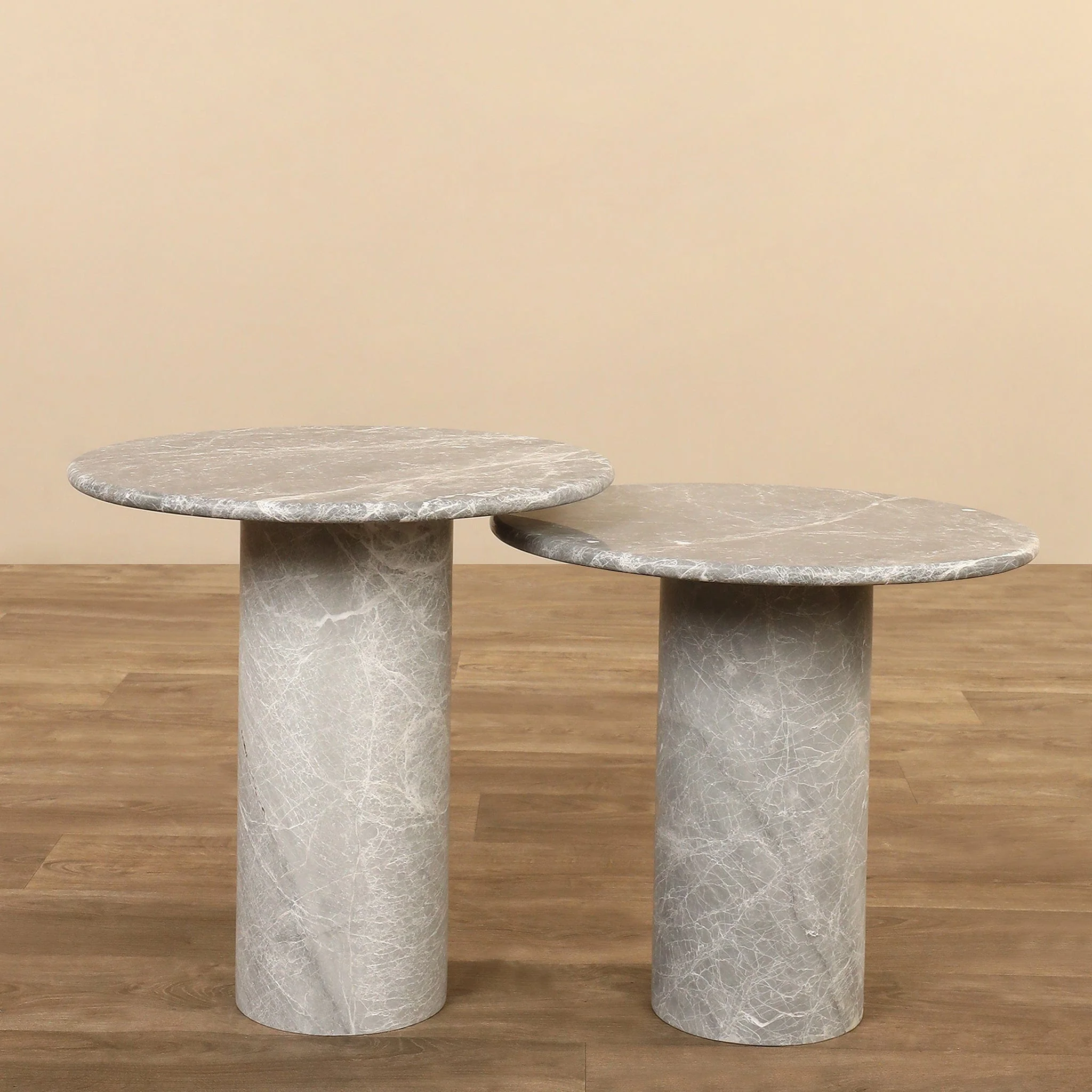 Lucy Marble Side Table Set - Image 9