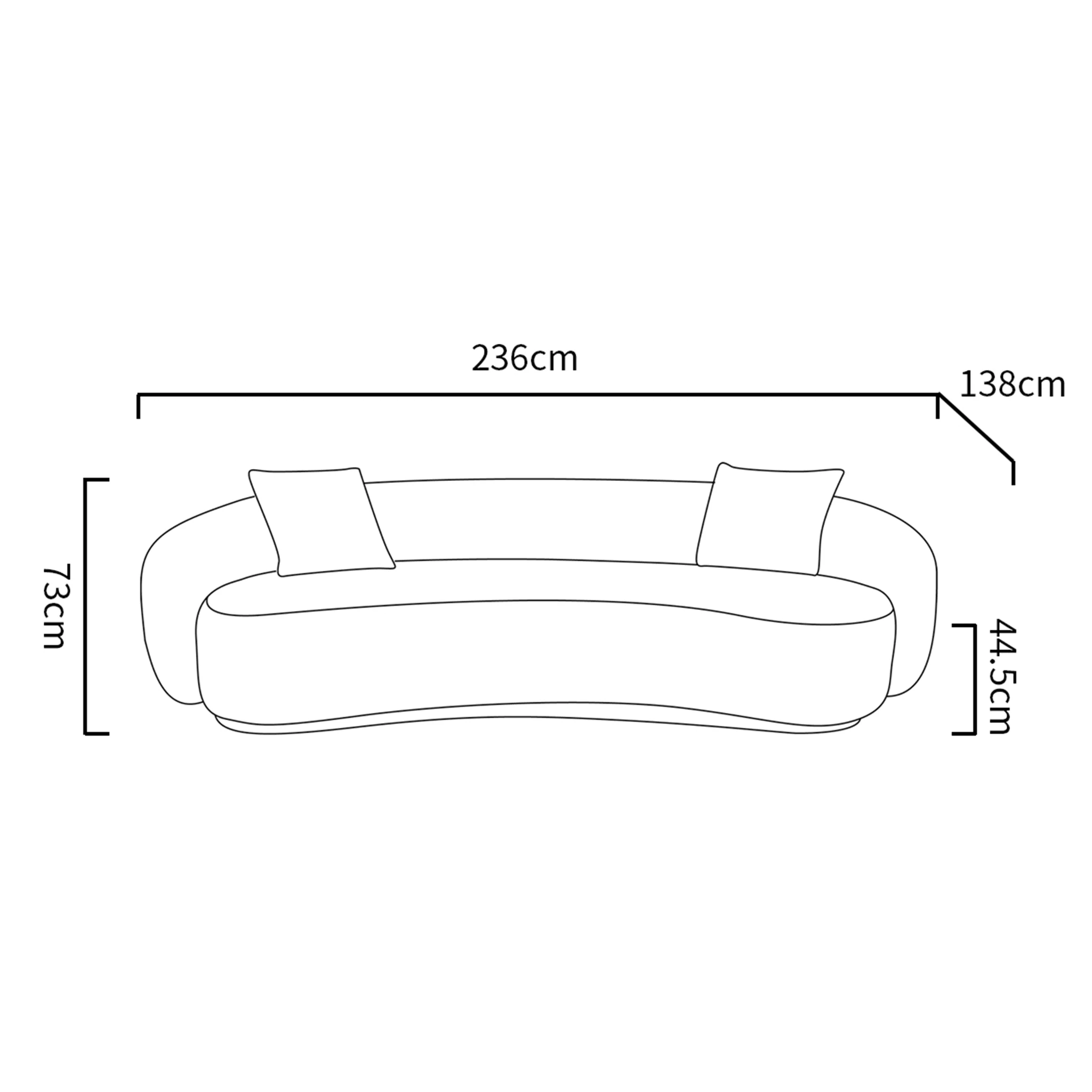 Mauri - Bouclé Sofa - Image 7