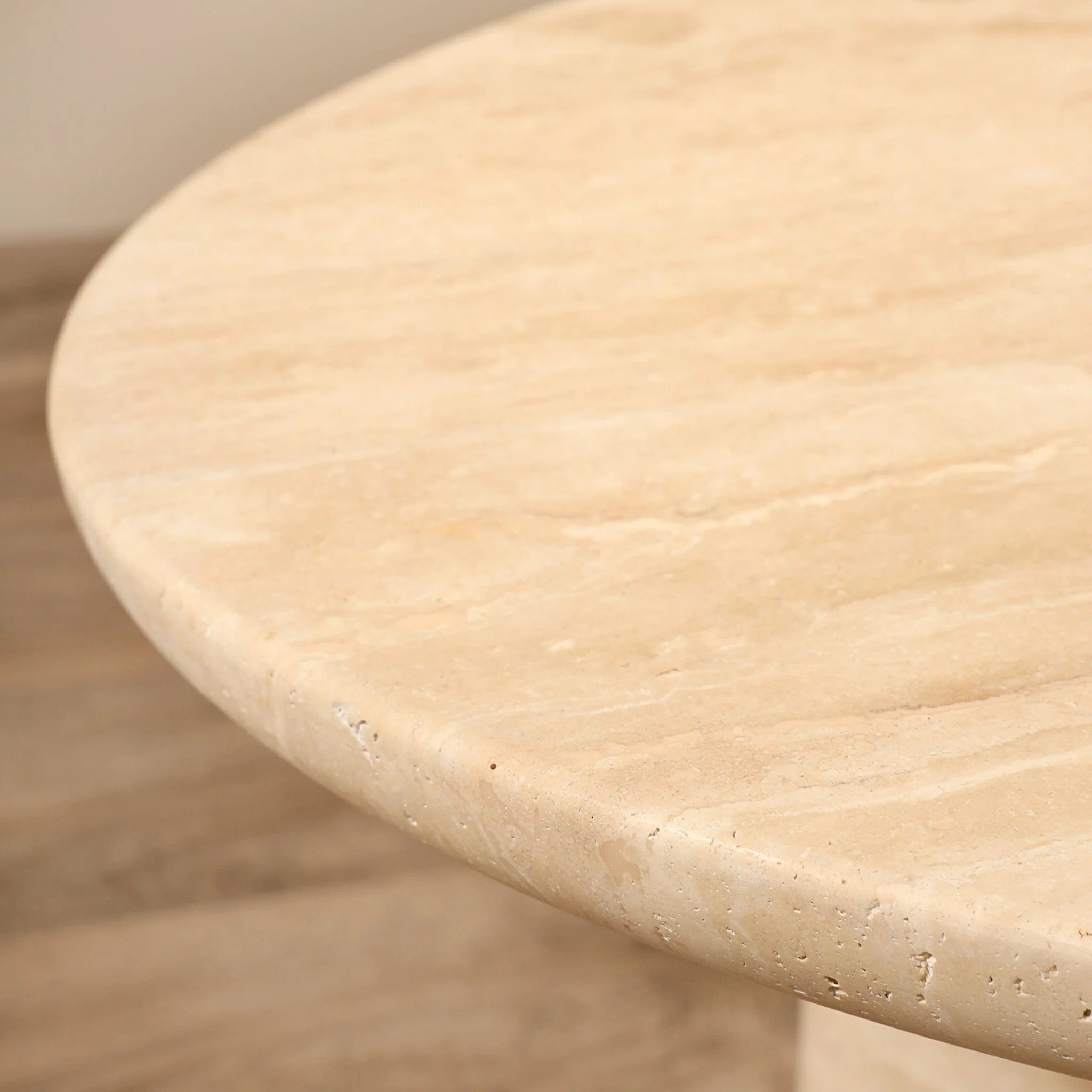 Miles Travertine Coffee Table - Image 3