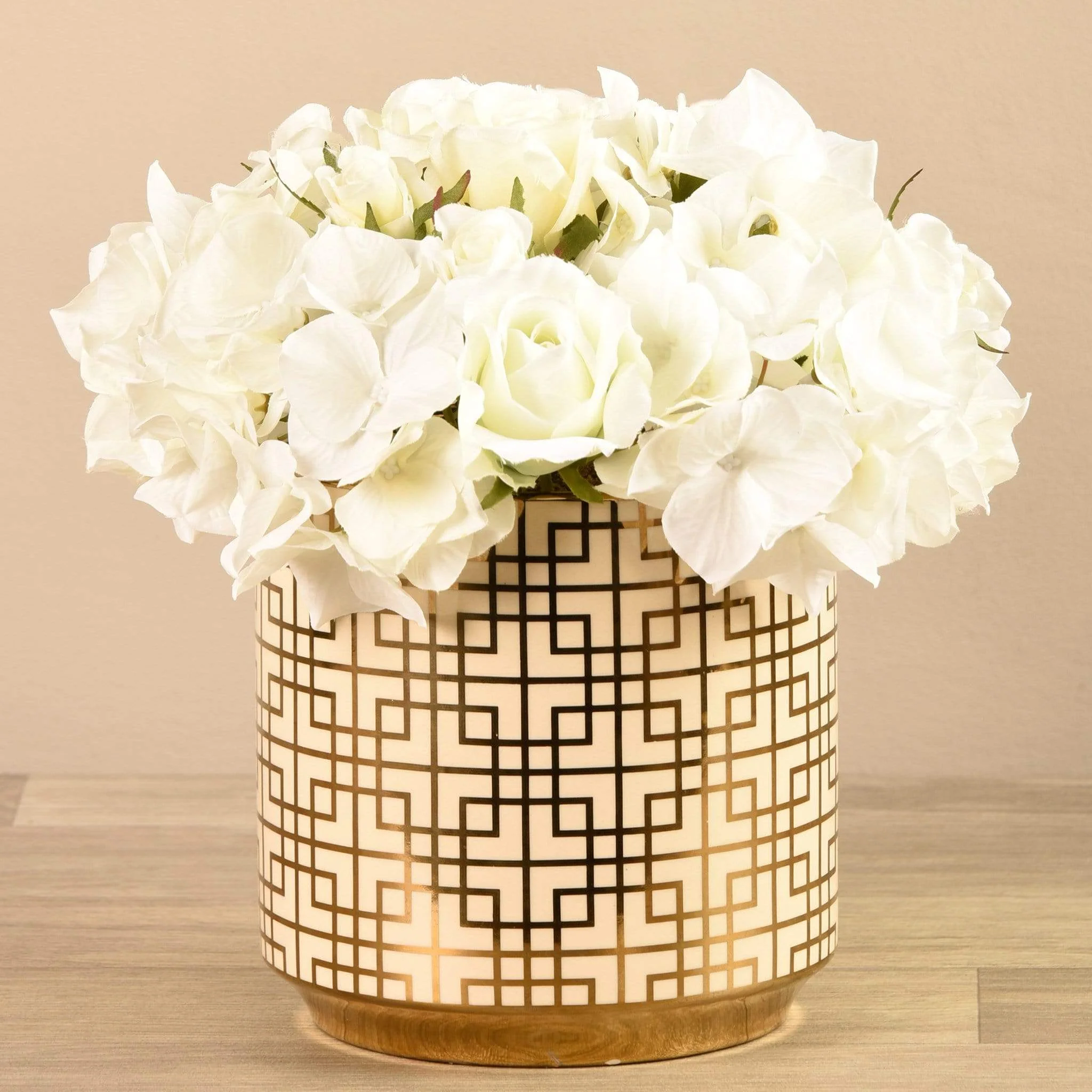 Artificial Mixed Flower Arrangement - Image 3