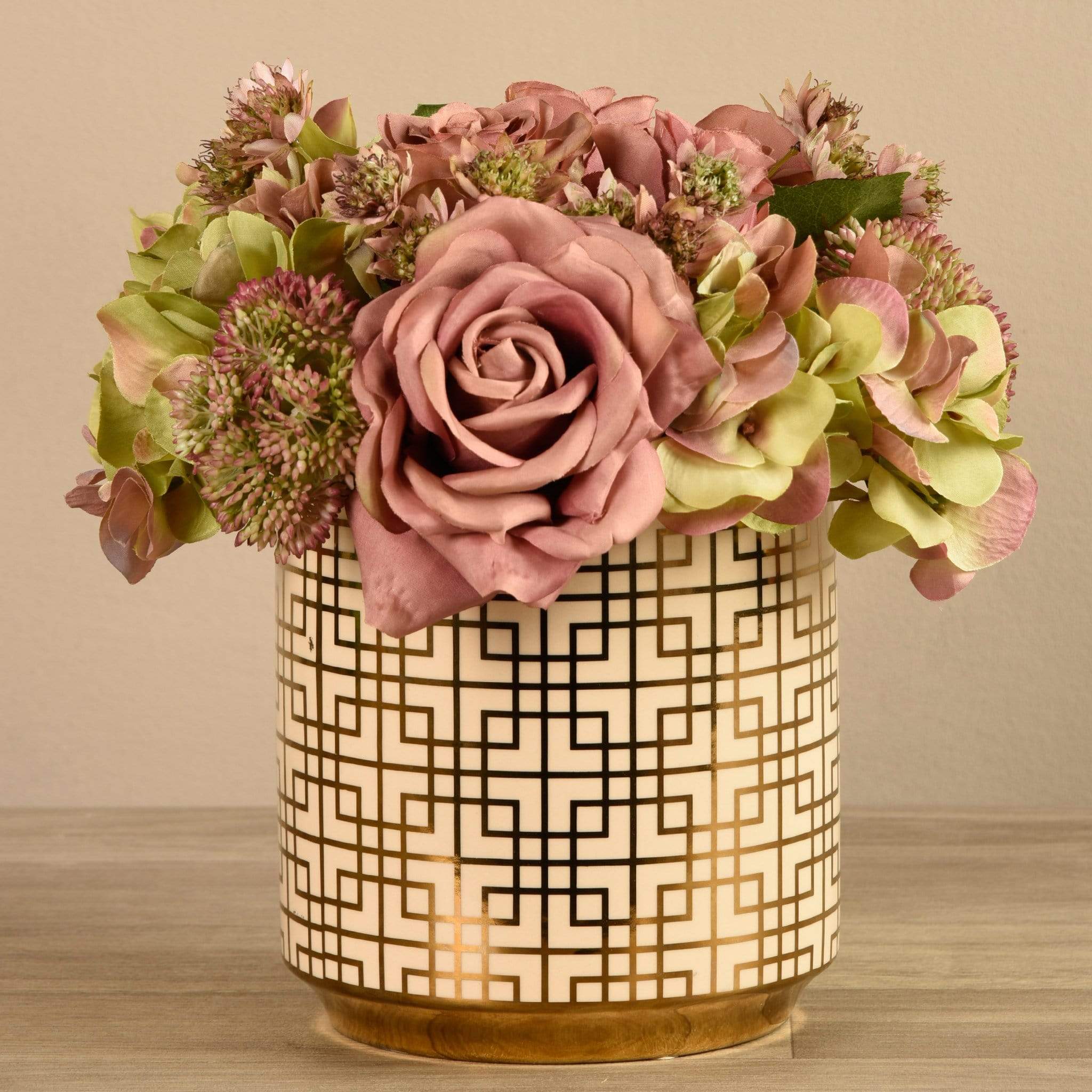 Artificial Mixed Flower Arrangement - Image 3