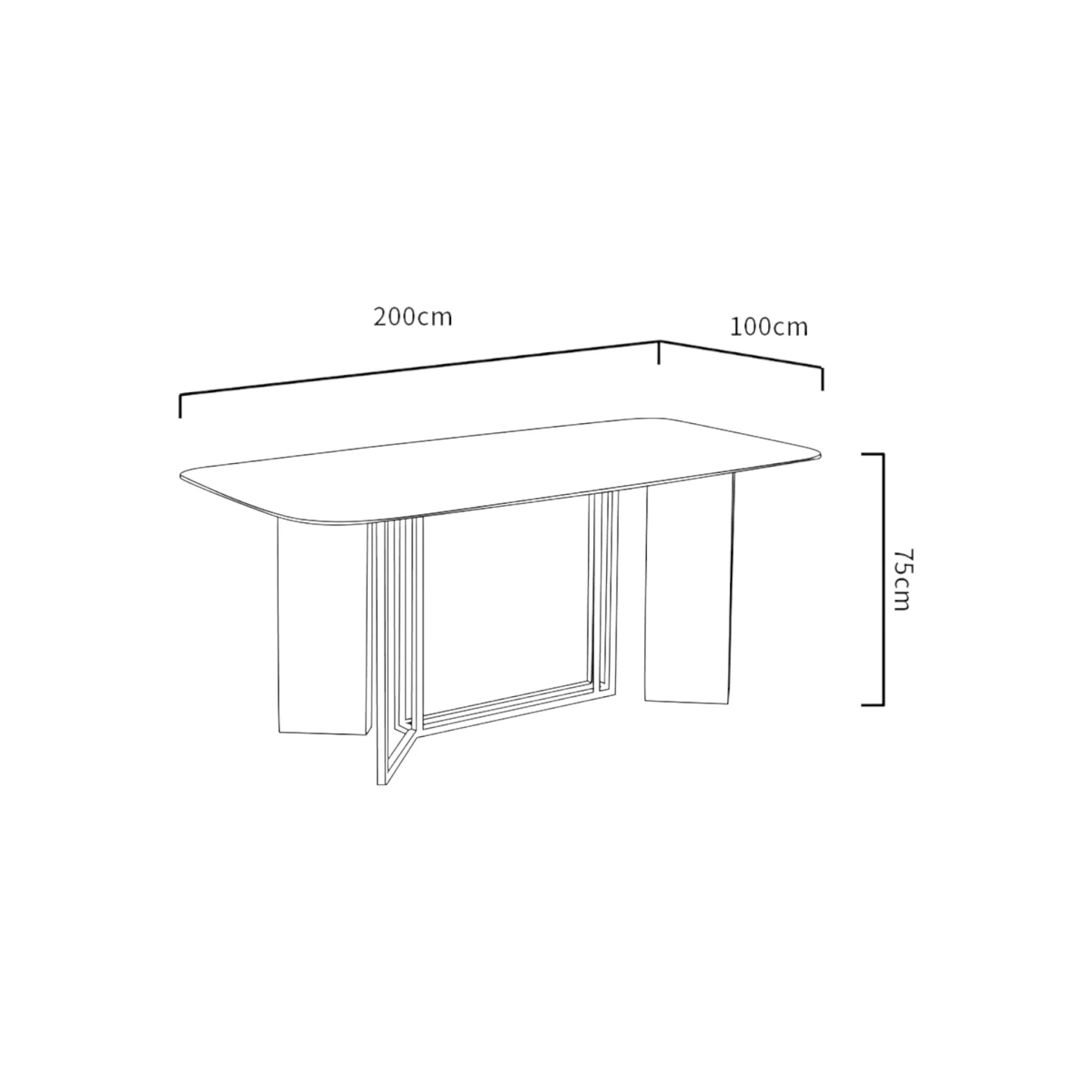 Naava Dining Table 180cm|200cm|220cm - Image 5