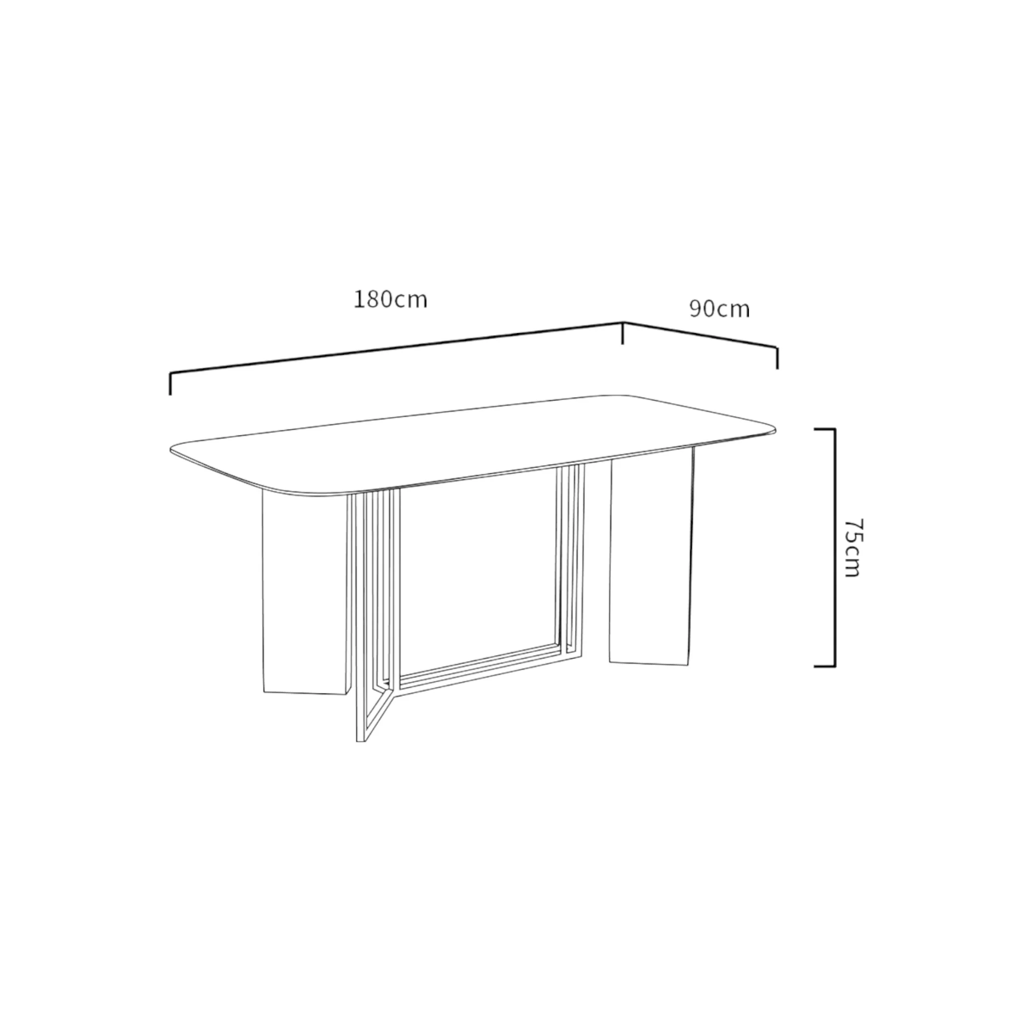 Naava Dining Table 180cm|200cm|220cm - Image 7