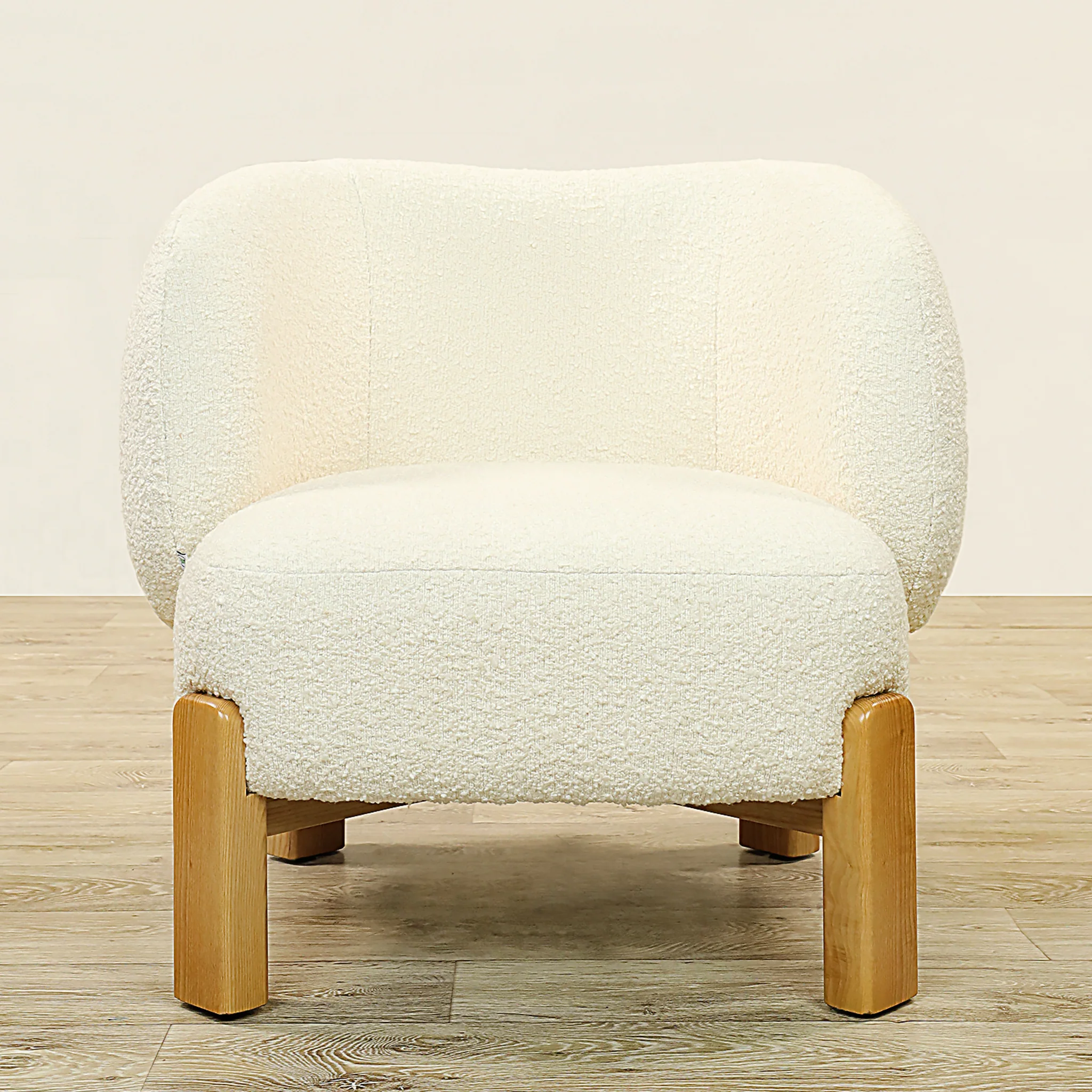 Nara - Bouclé Armchair Lounge Chair - Image 2