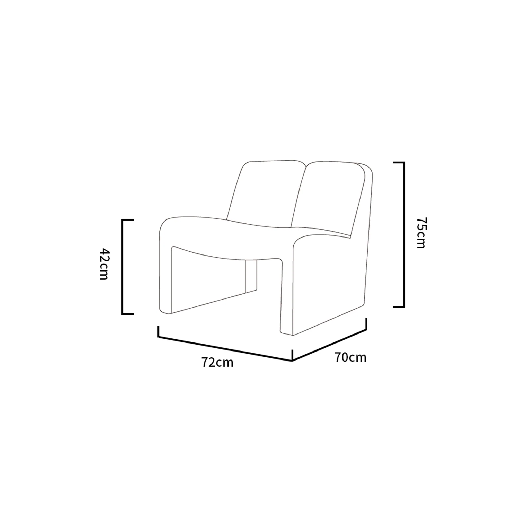 Nella Armchair Lounge Chair - Image 12