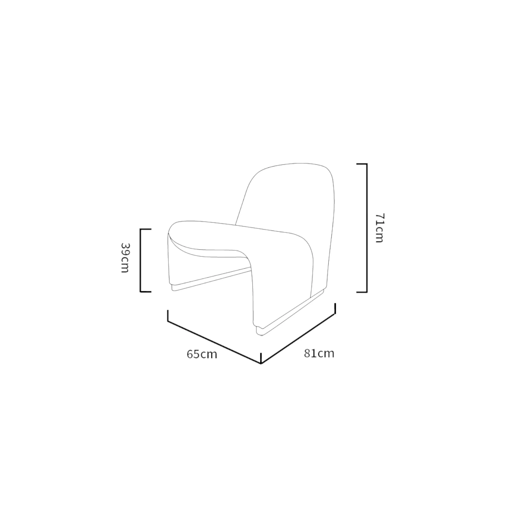 Nia Armchair Lounge Chair - Image 11