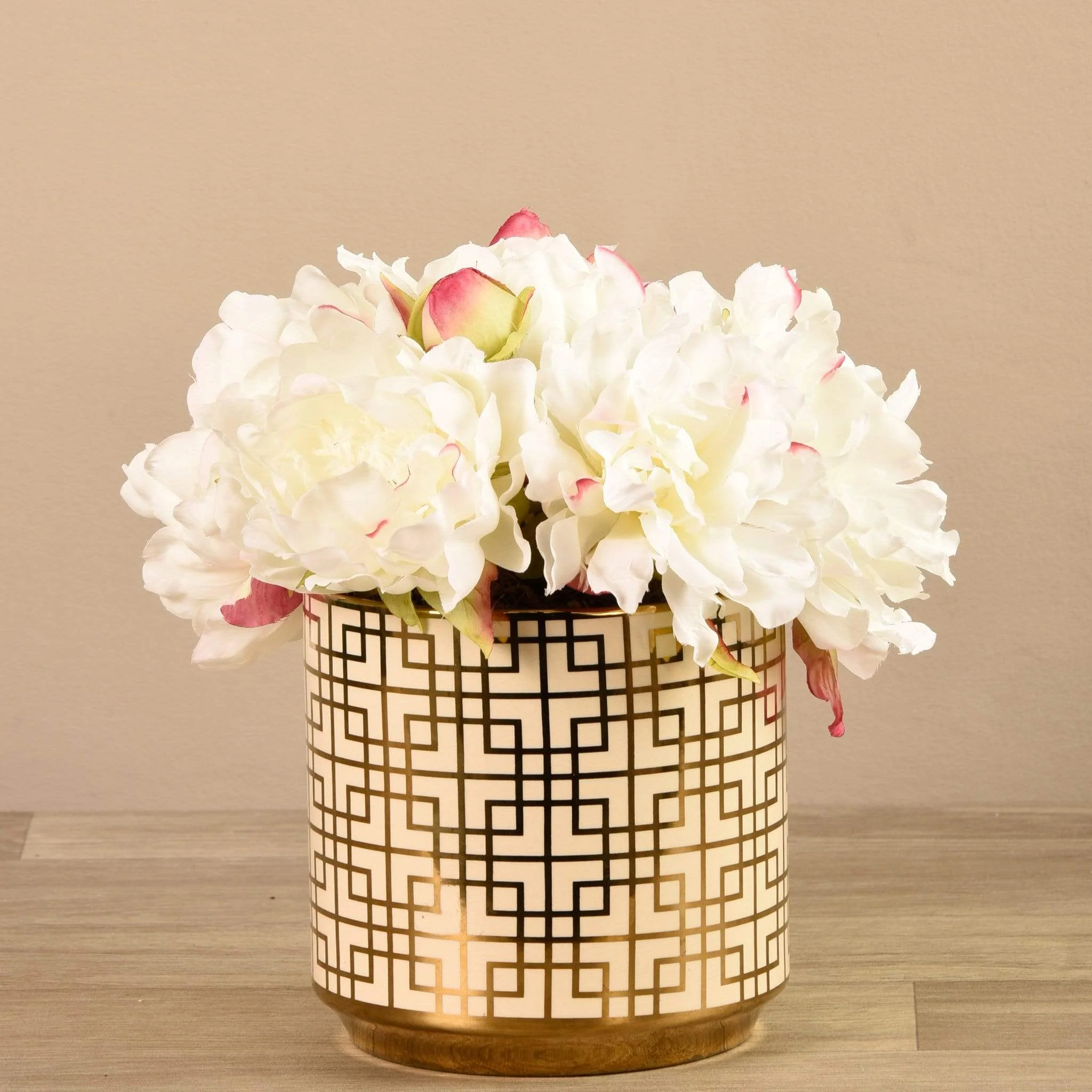 Artificial Peony Arrangement - Image 2