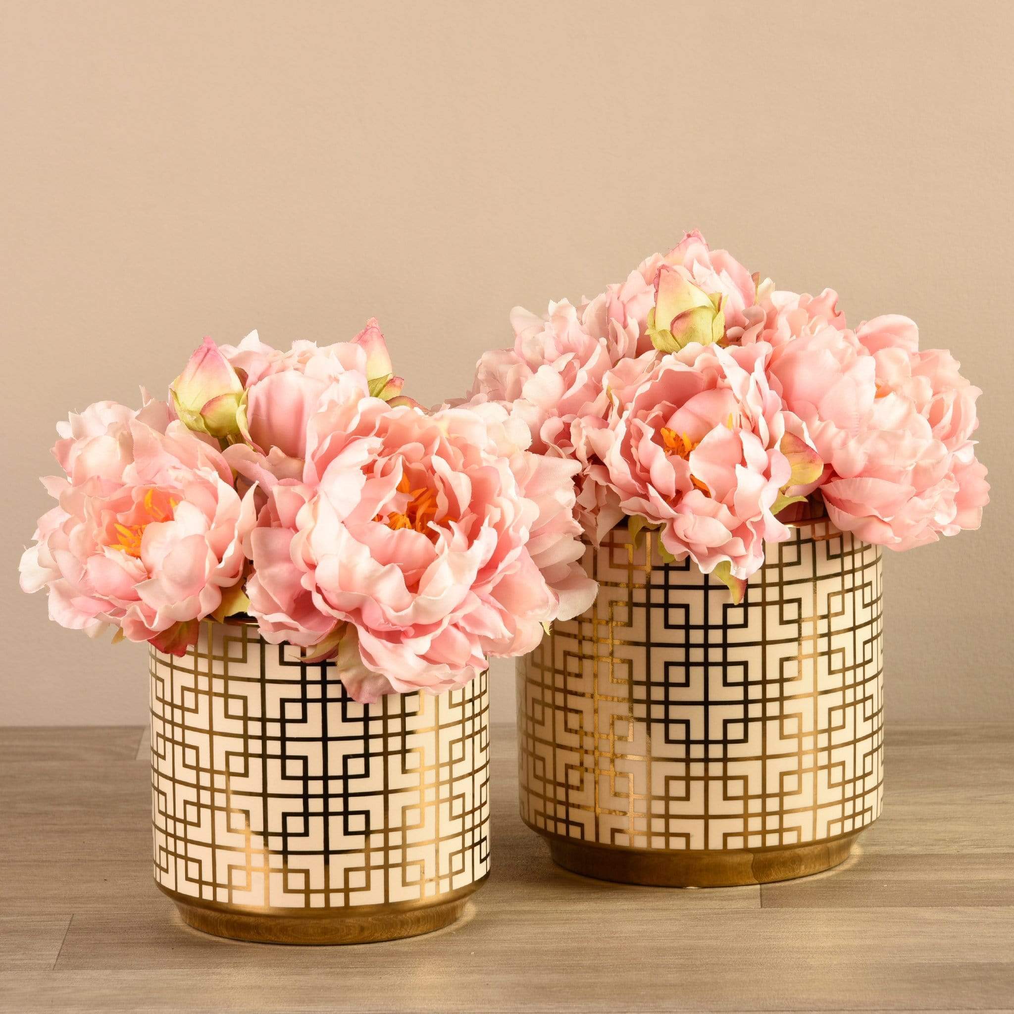 Artificial Peony Arrangement - Image 4
