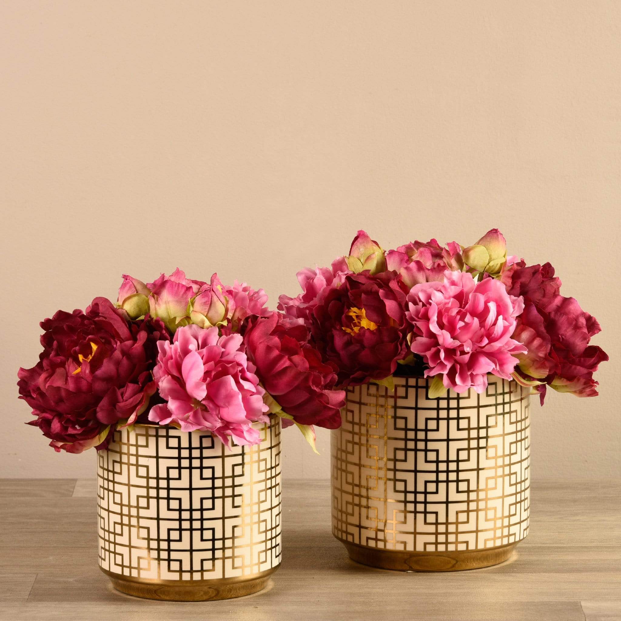 Artificial Peony Arrangement - Image 7