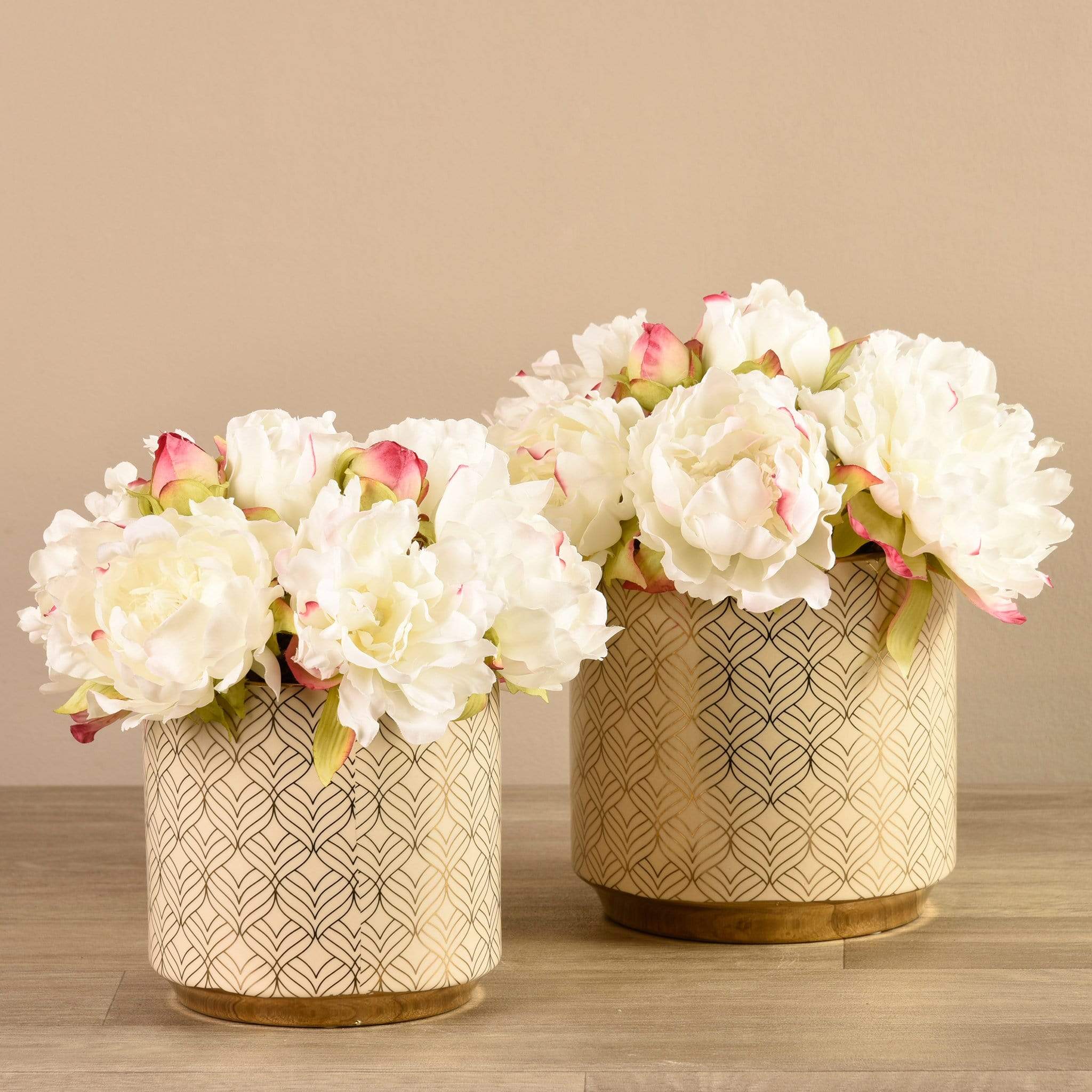 Artificial Peony Arrangement