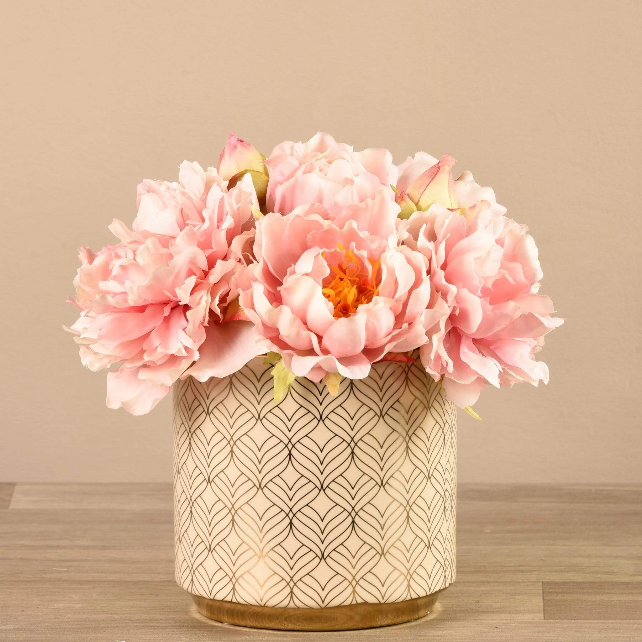 Artificial Peony Arrangement - Image 5