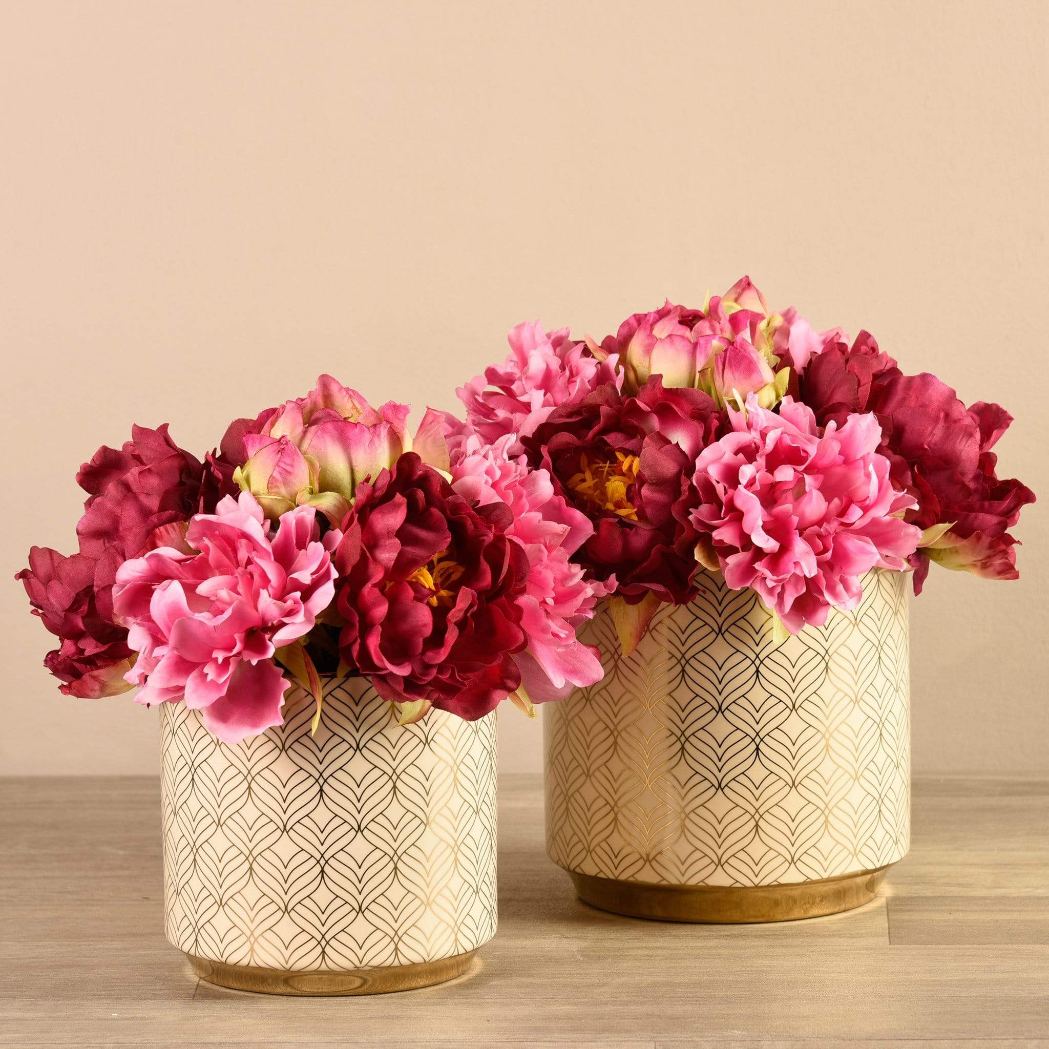 Artificial Peony Arrangement - Image 7