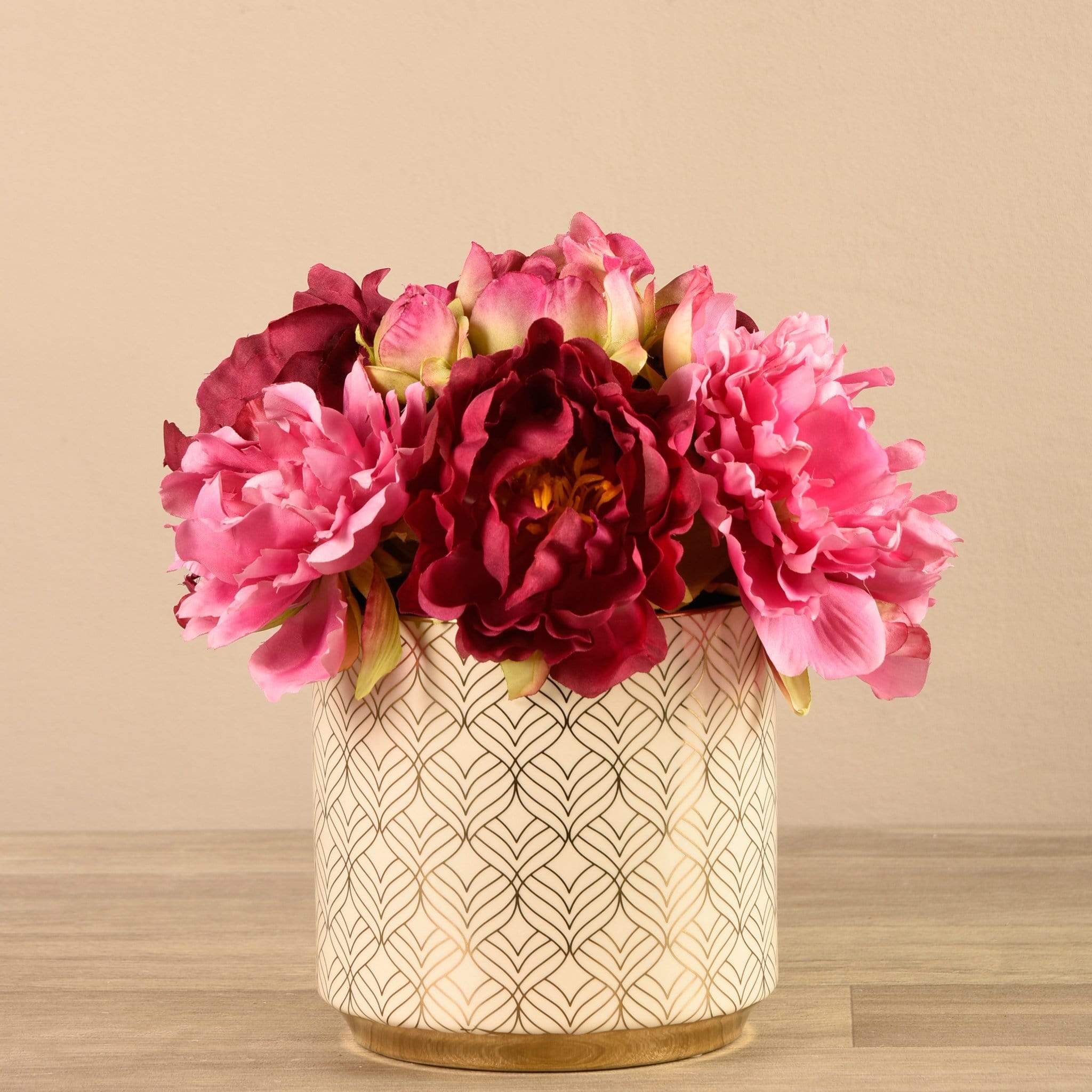 Artificial Peony Arrangement - Image 8
