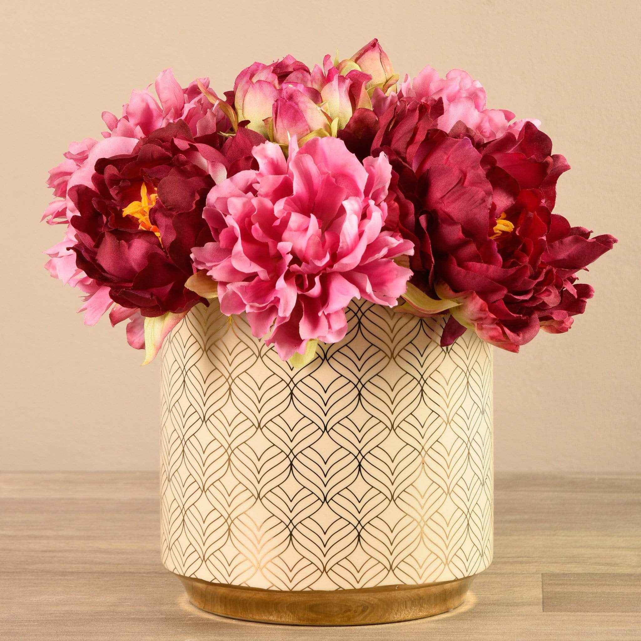 Artificial Peony Arrangement - Image 9
