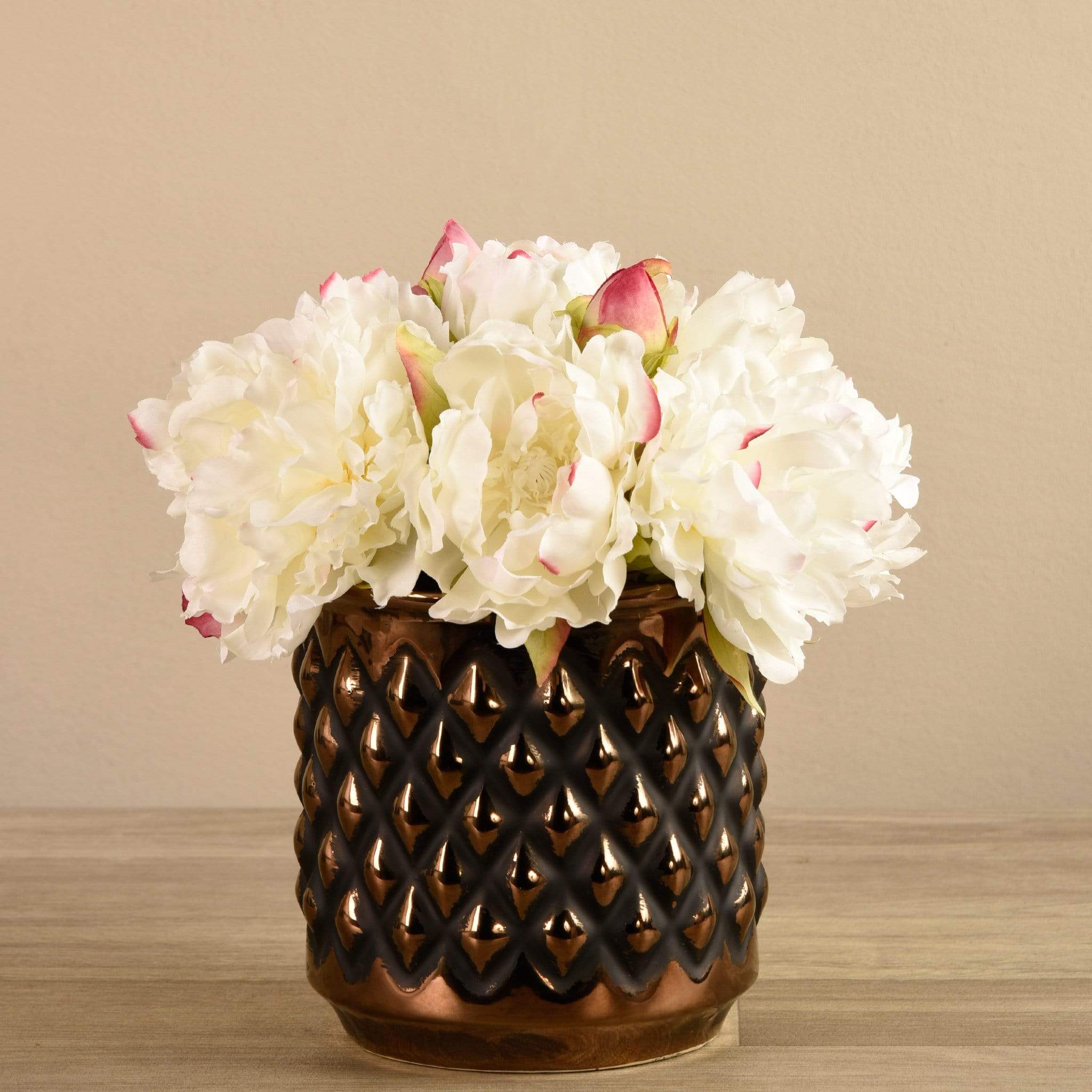 Artificial Peony Arrangement - Image 2