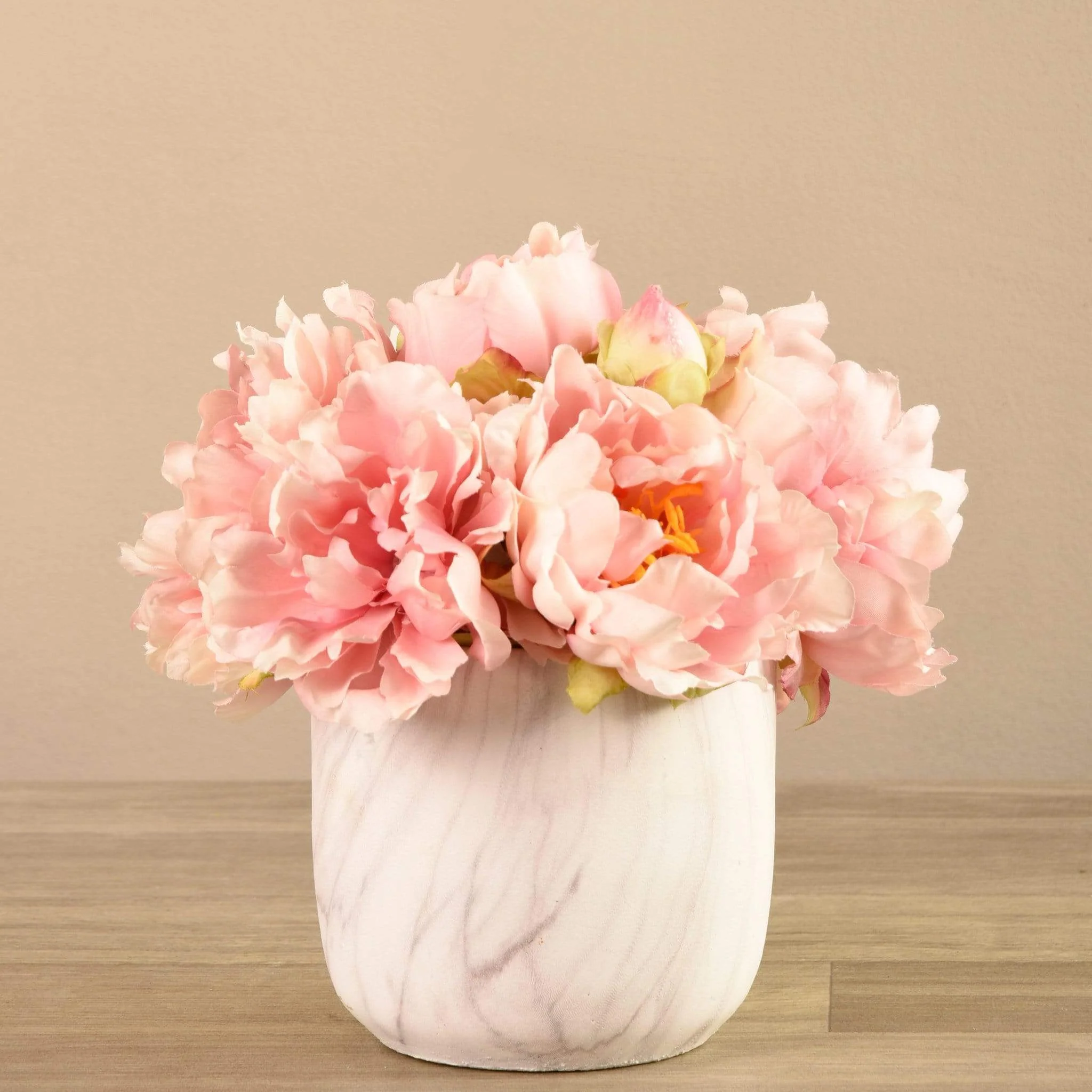 Artificial Peony Arrangement - Image 5