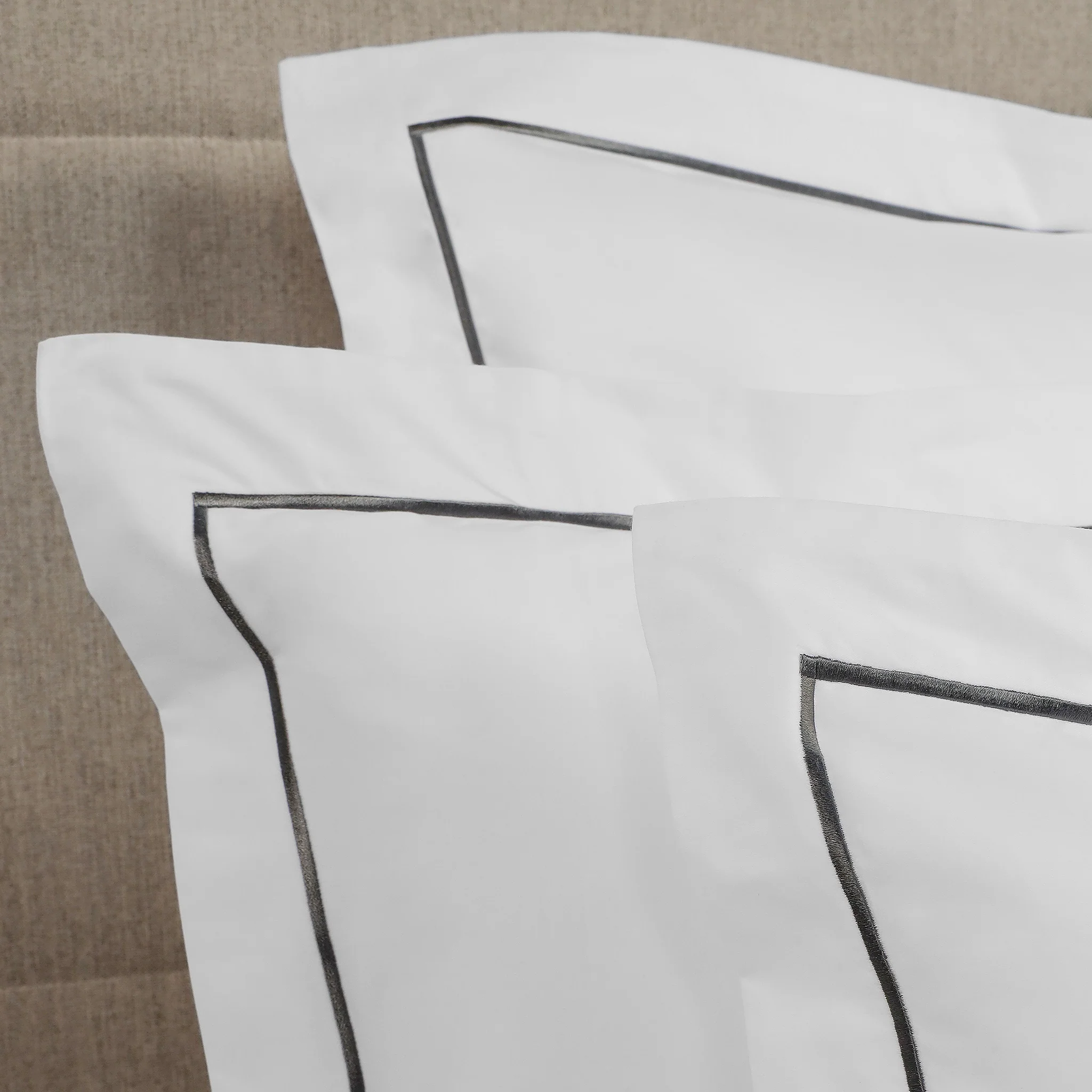 Pillow Case Set The Premium Hotel Collection 100% Egyptian Cotton 500TC - Image 2