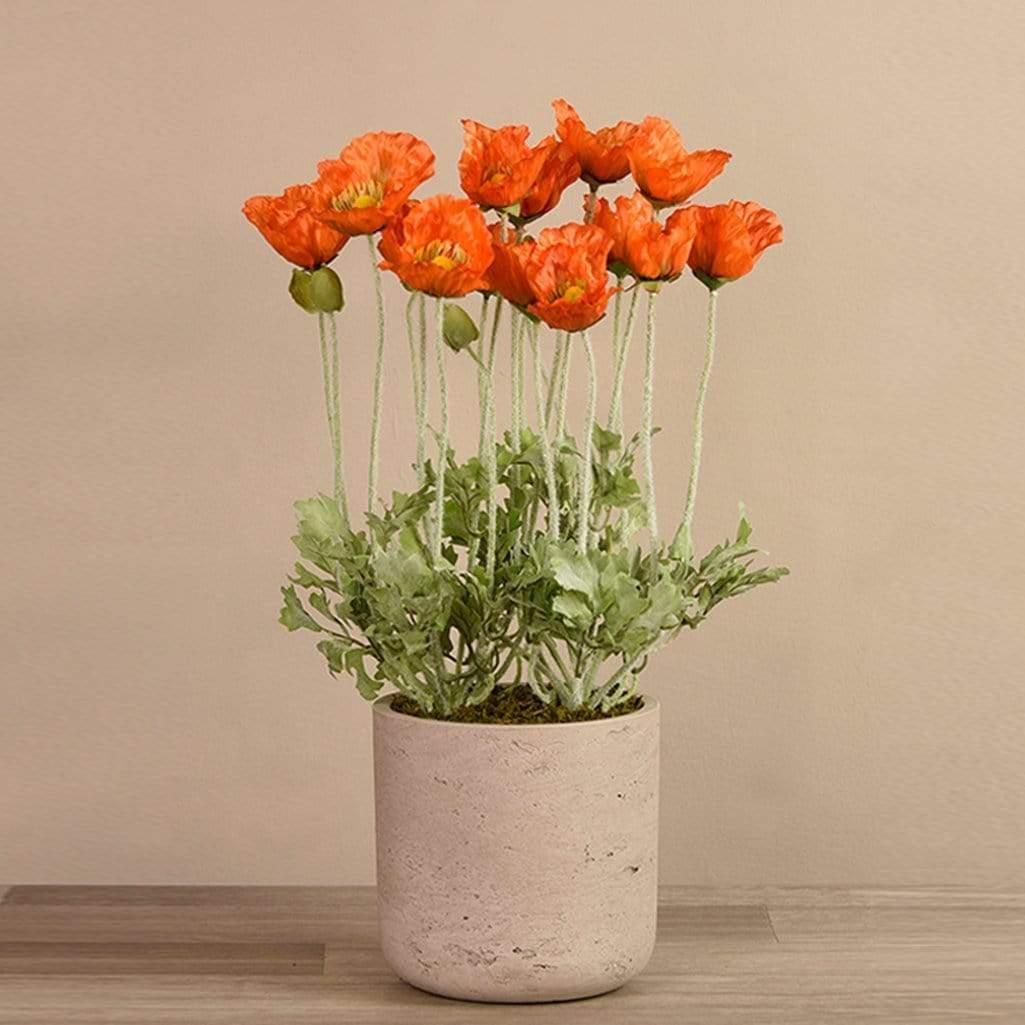 Artificial Potted Poppy - Image 3